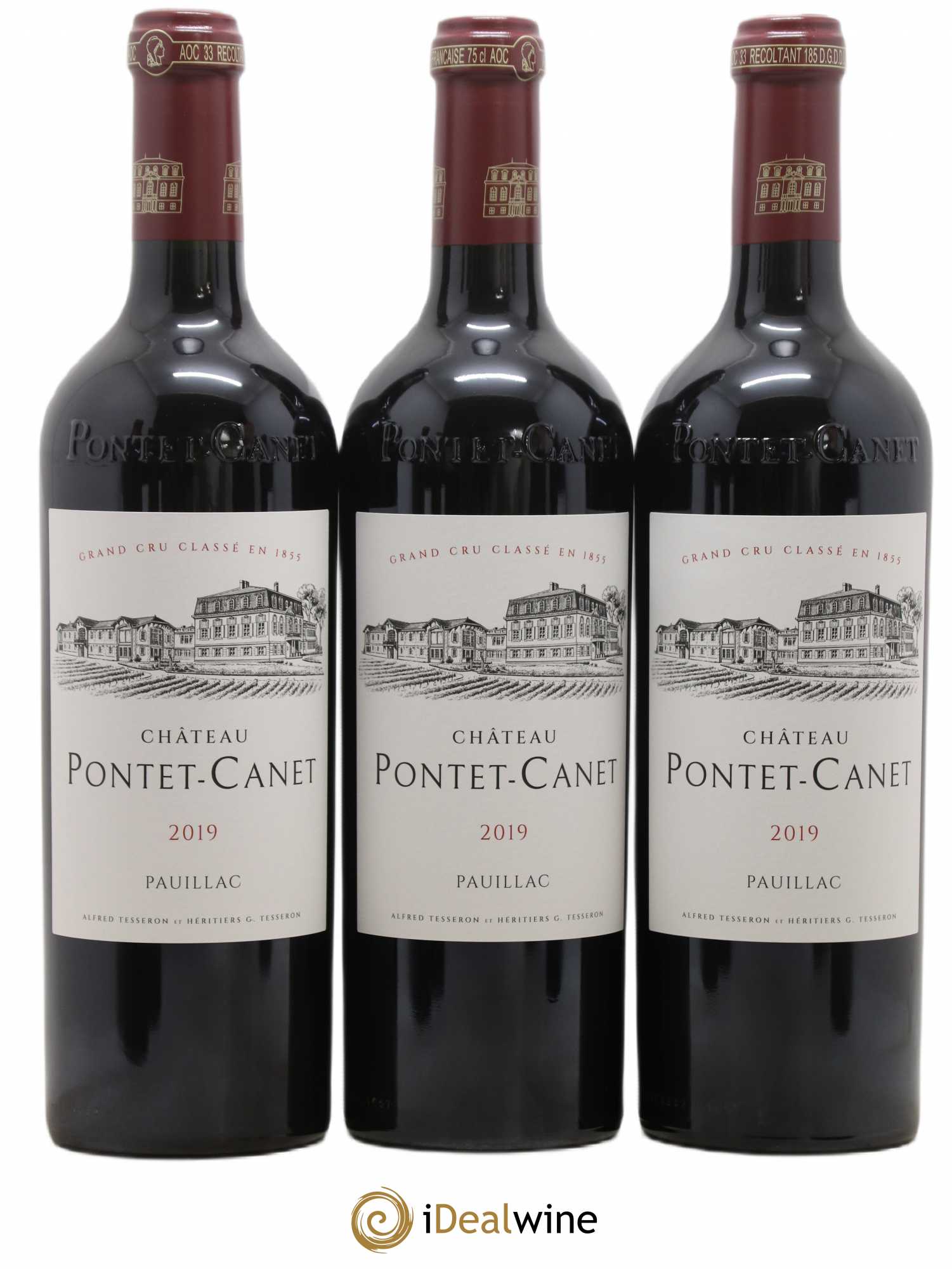 Château Pontet Canet 5ème Grand Cru Classé 2019 - Lot de 6 bouteilles - 2