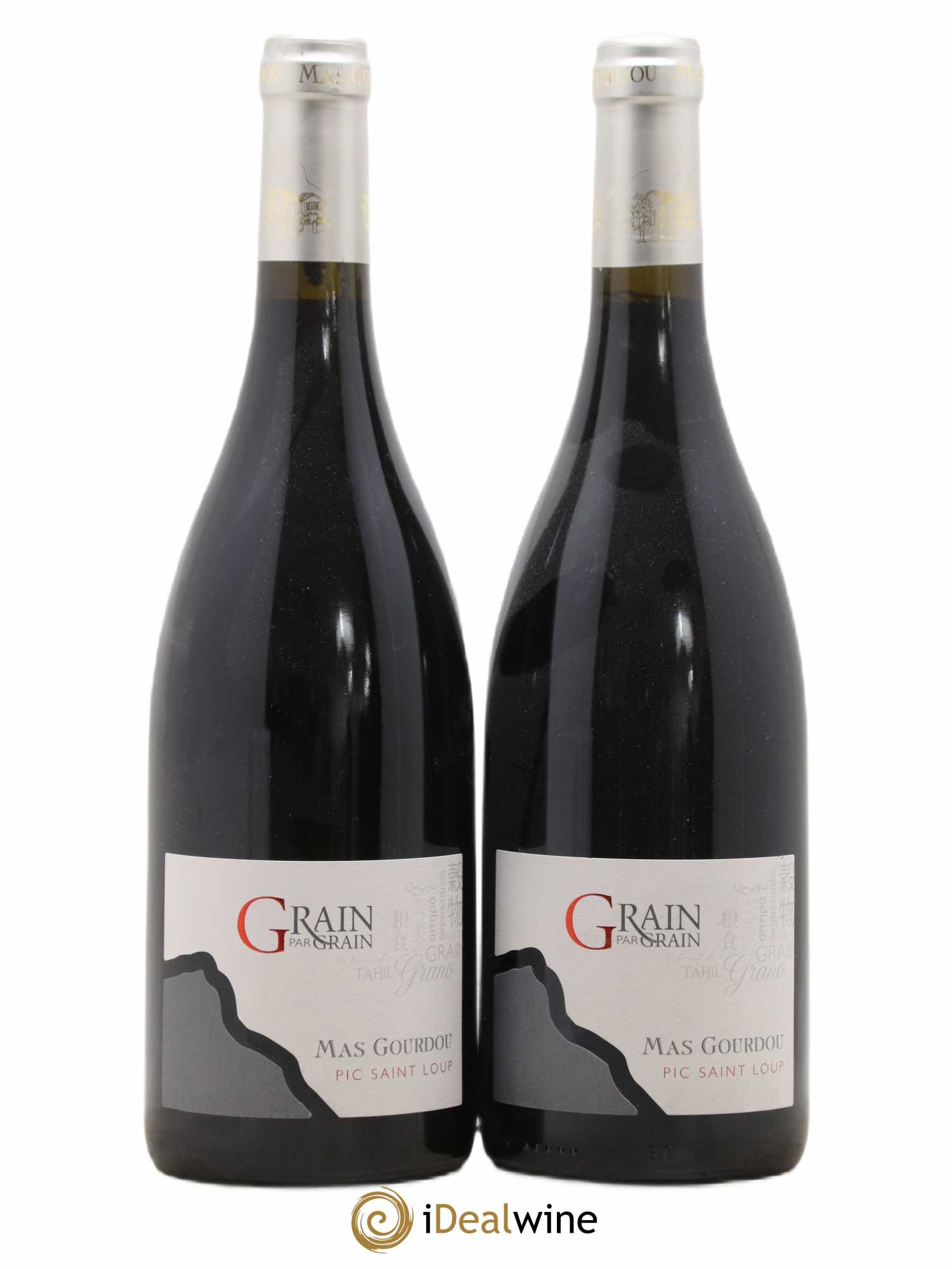 Pic Saint-Loup Grain par Grain Mas Gourdou 2016 - Lot de 2 bouteilles - 0