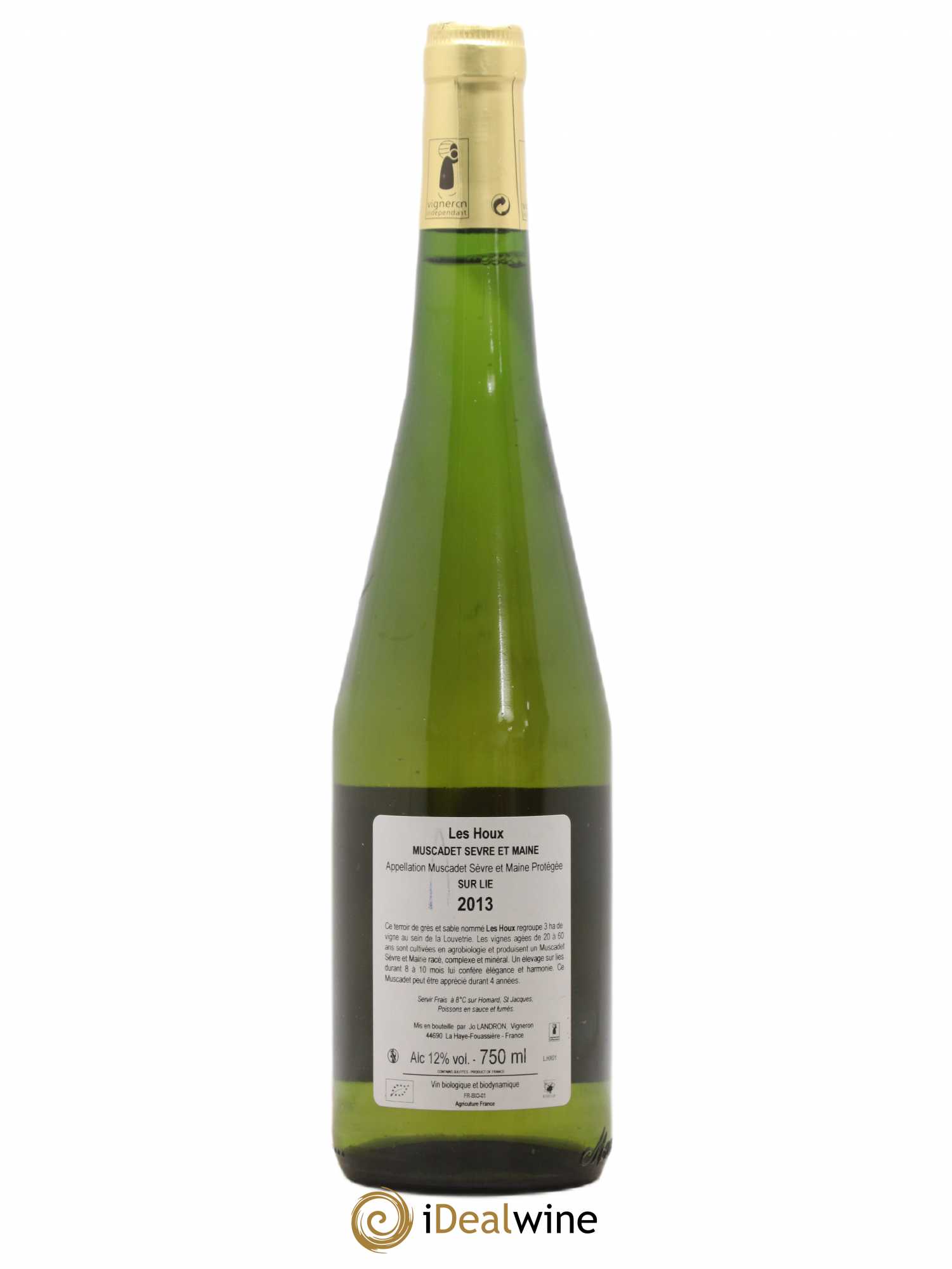 Muscadet-Sèvre-et-Maine Les houx Jo Landron 2013 - Posten von 1 Flasche - 1