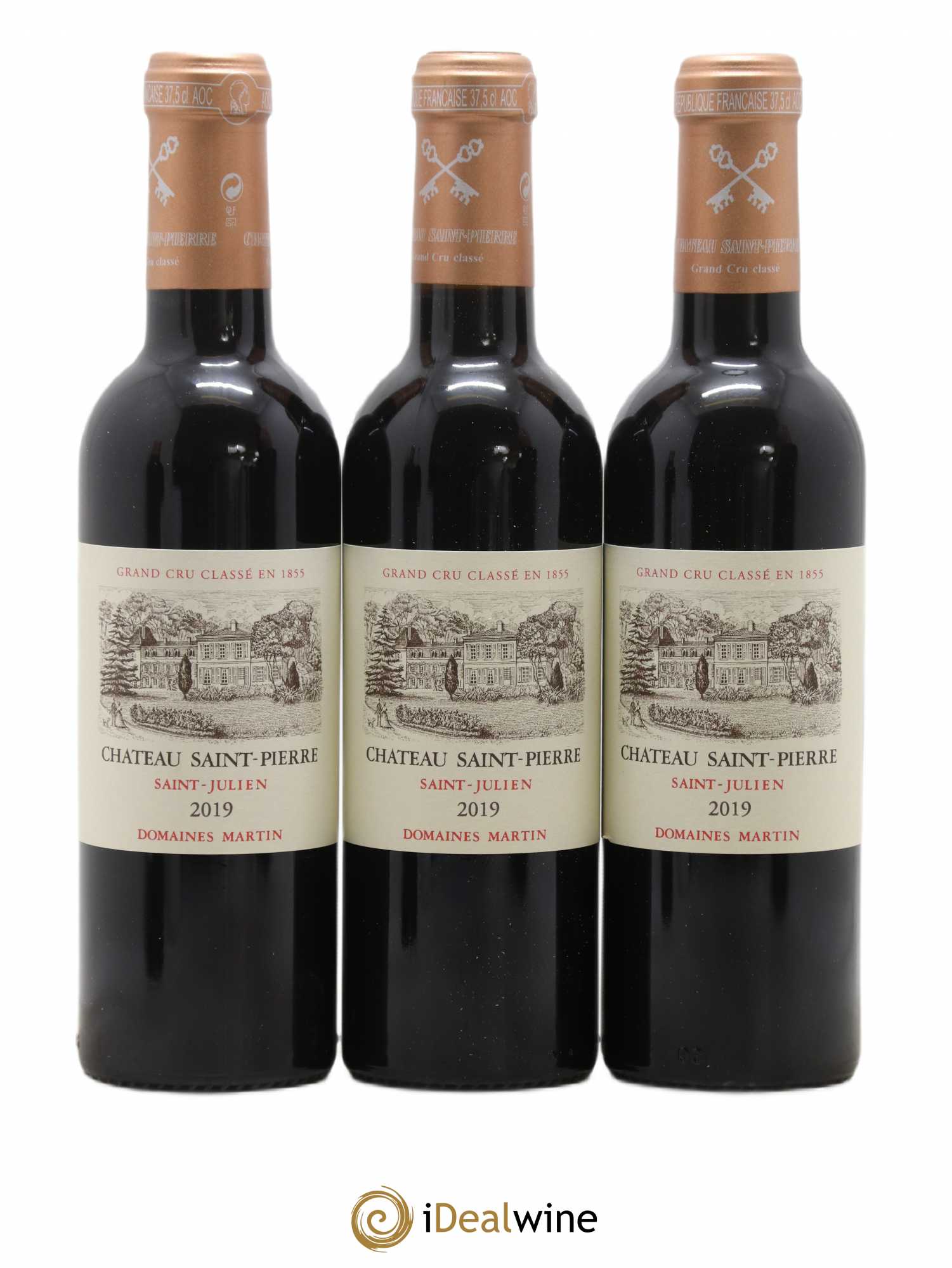 Château Saint-Pierre 4ème Grand Cru Classé 2019 - Lot de 12 demi bouteilles - 1