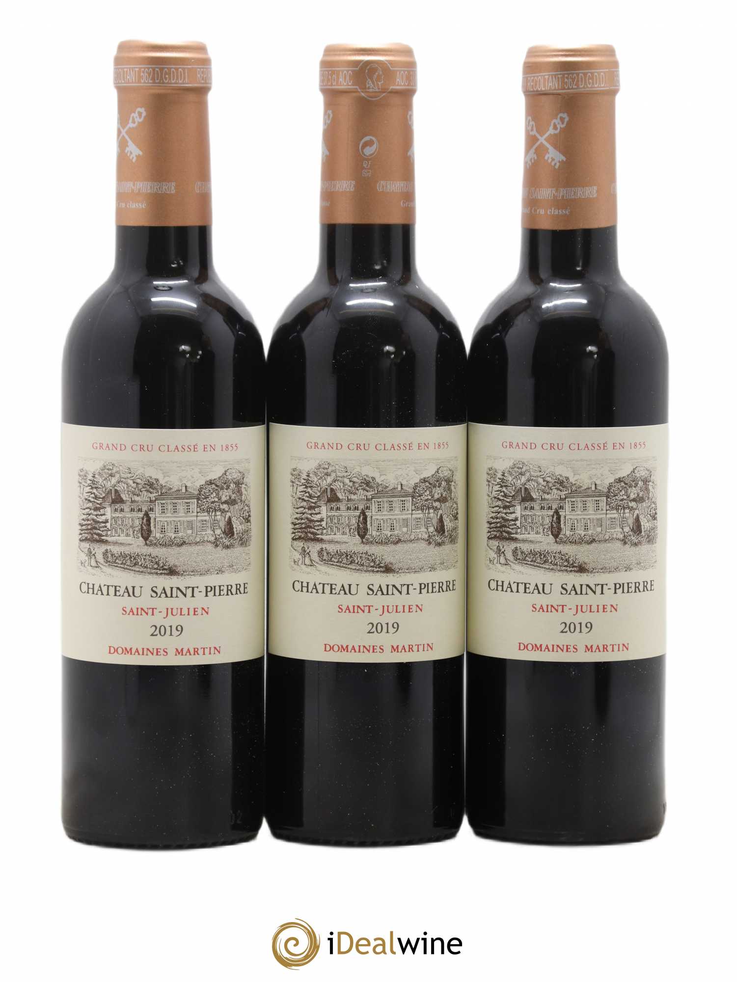 Château Saint-Pierre 4ème Grand Cru Classé 2019 - Lot de 12 demi bouteilles - 2