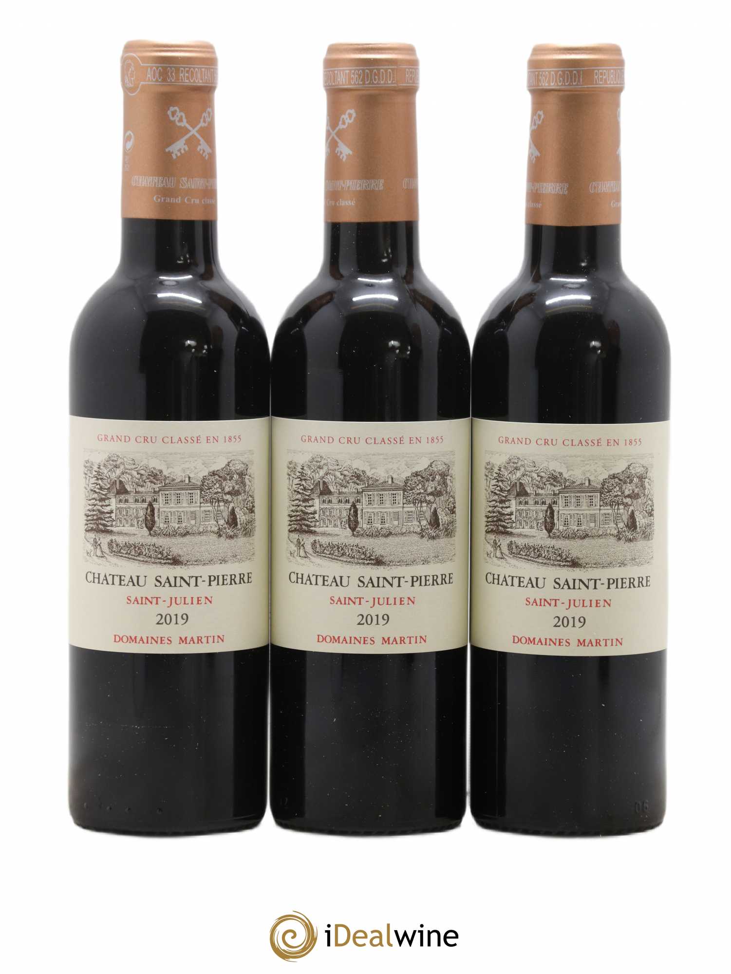 Château Saint-Pierre 4ème Grand Cru Classé 2019 - Lot de 12 demi bouteilles - 3