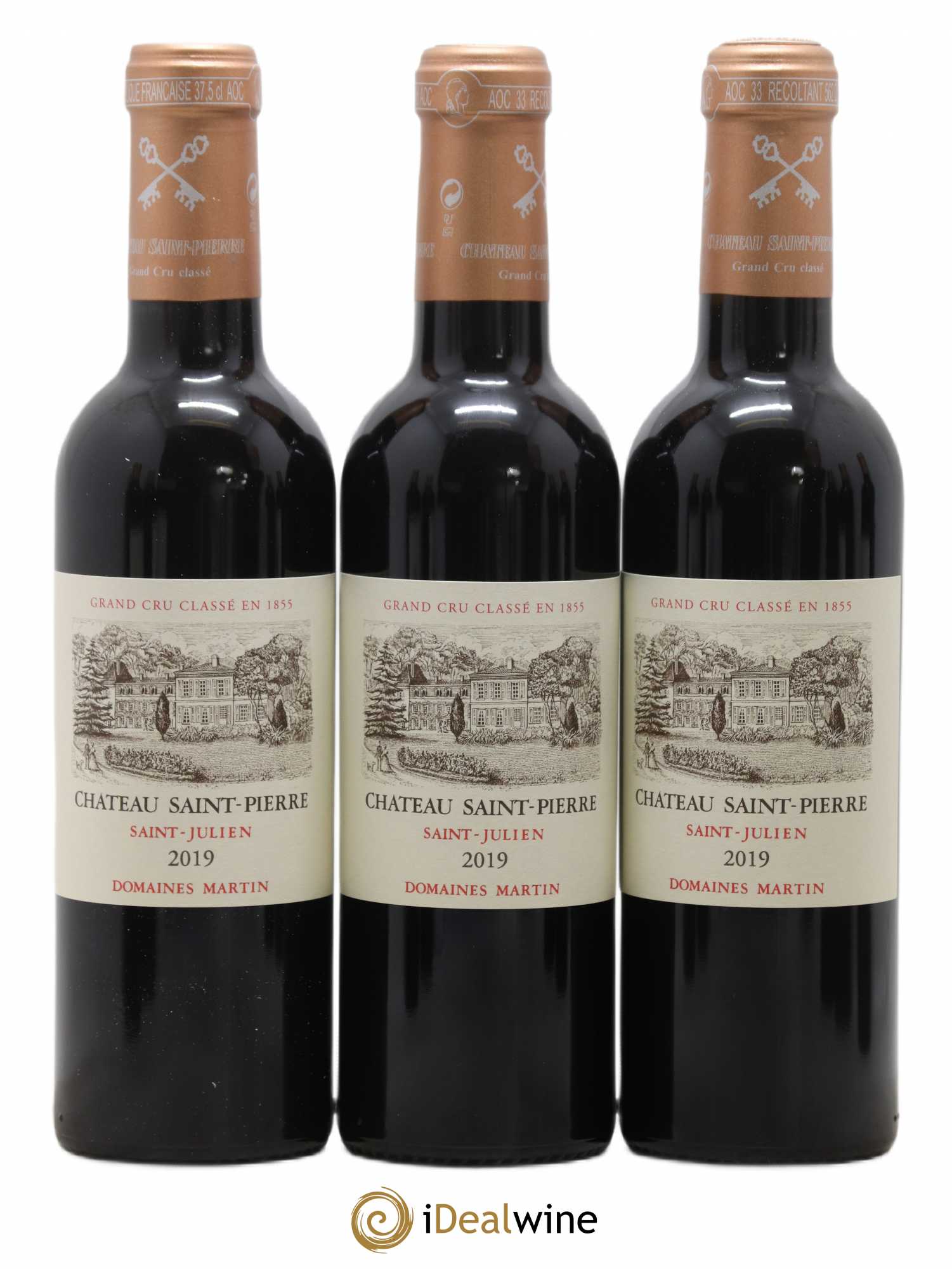 Château Saint-Pierre 4ème Grand Cru Classé 2019 - Lot de 12 demi bouteilles - 2