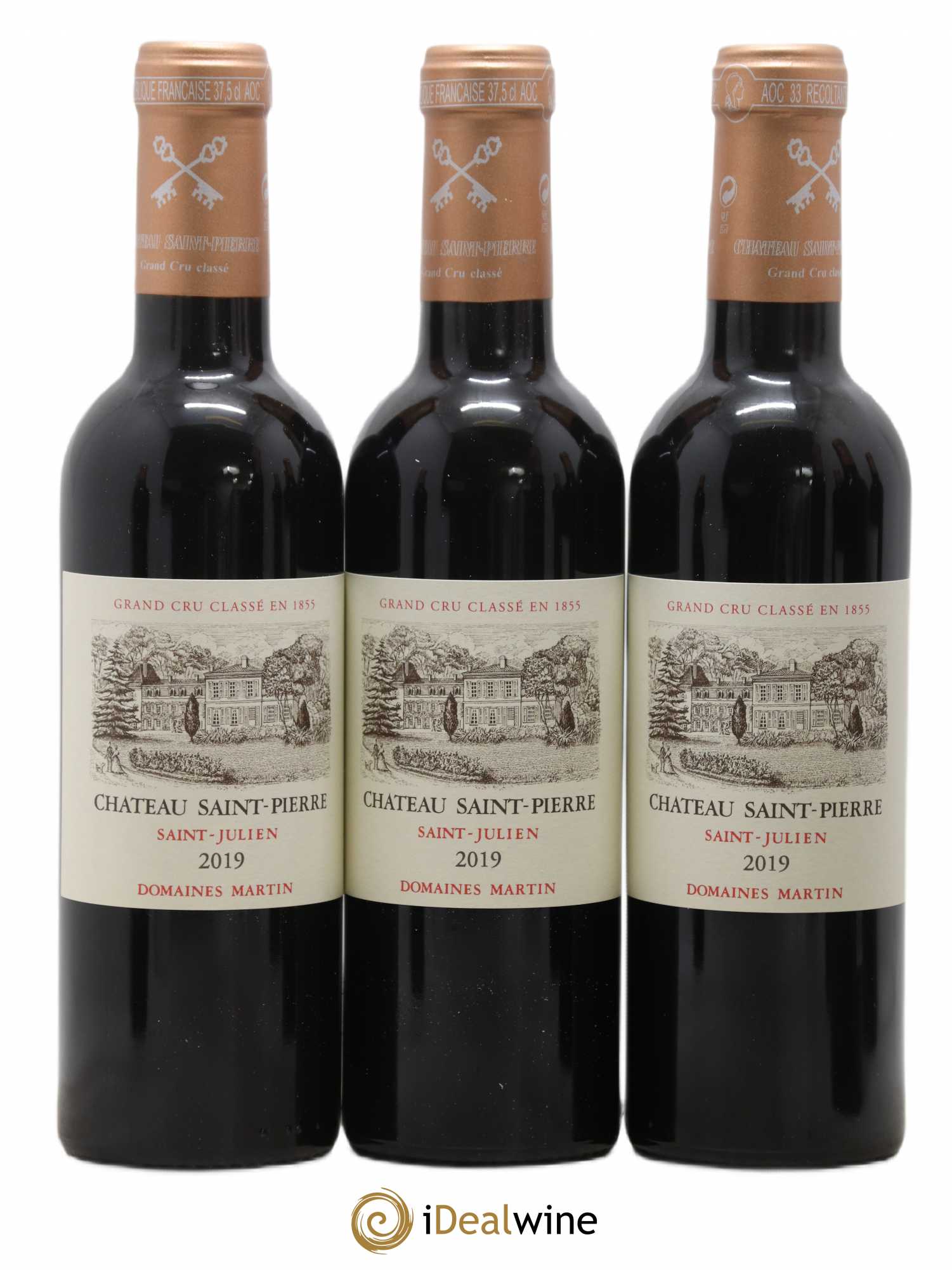 Château Saint-Pierre 4ème Grand Cru Classé 2019 - Lot de 12 demi bouteilles - 4