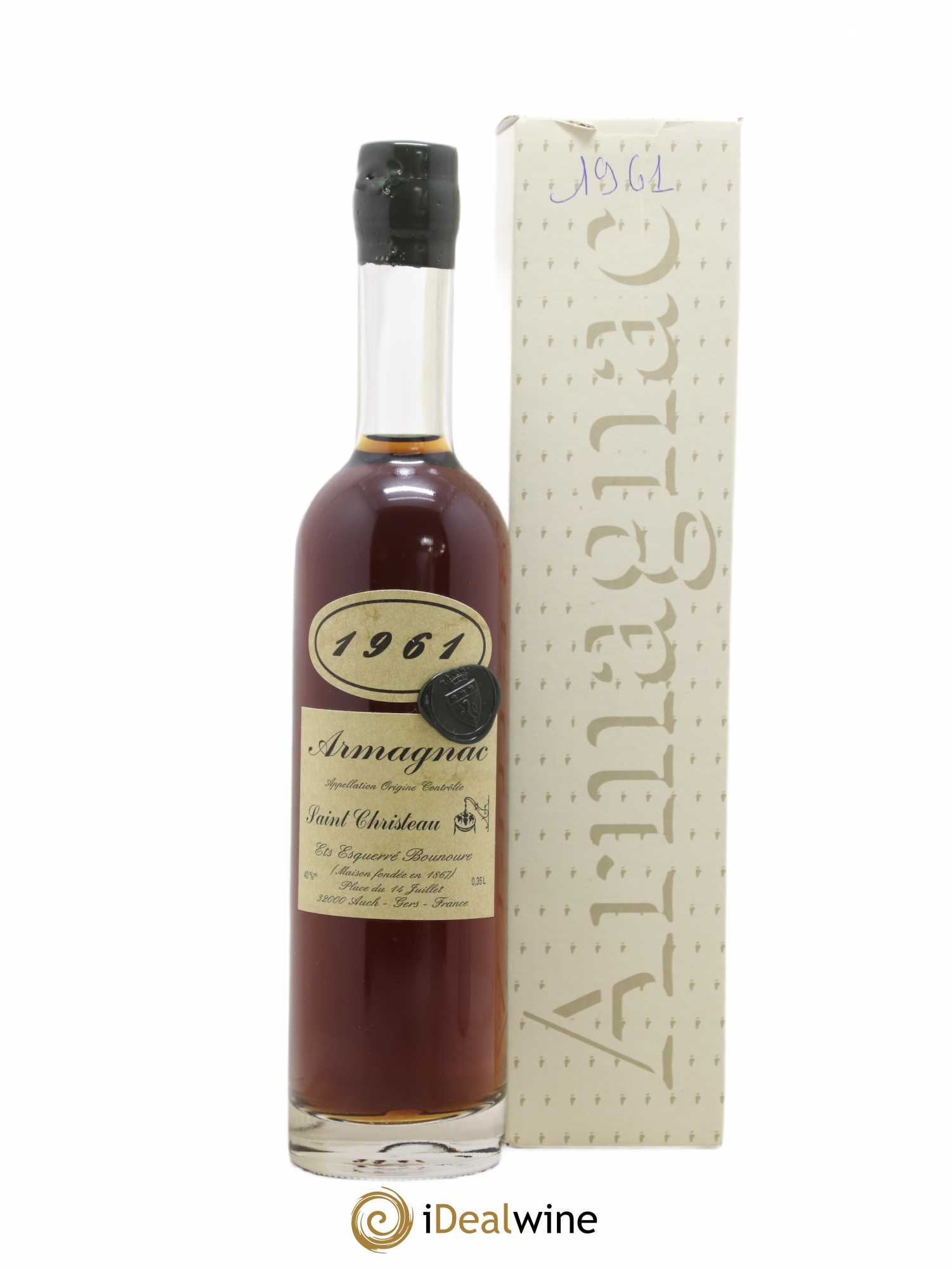 Armagnac Saint Christeau 1961 - Posten von 1 Demi-Flasche - 0