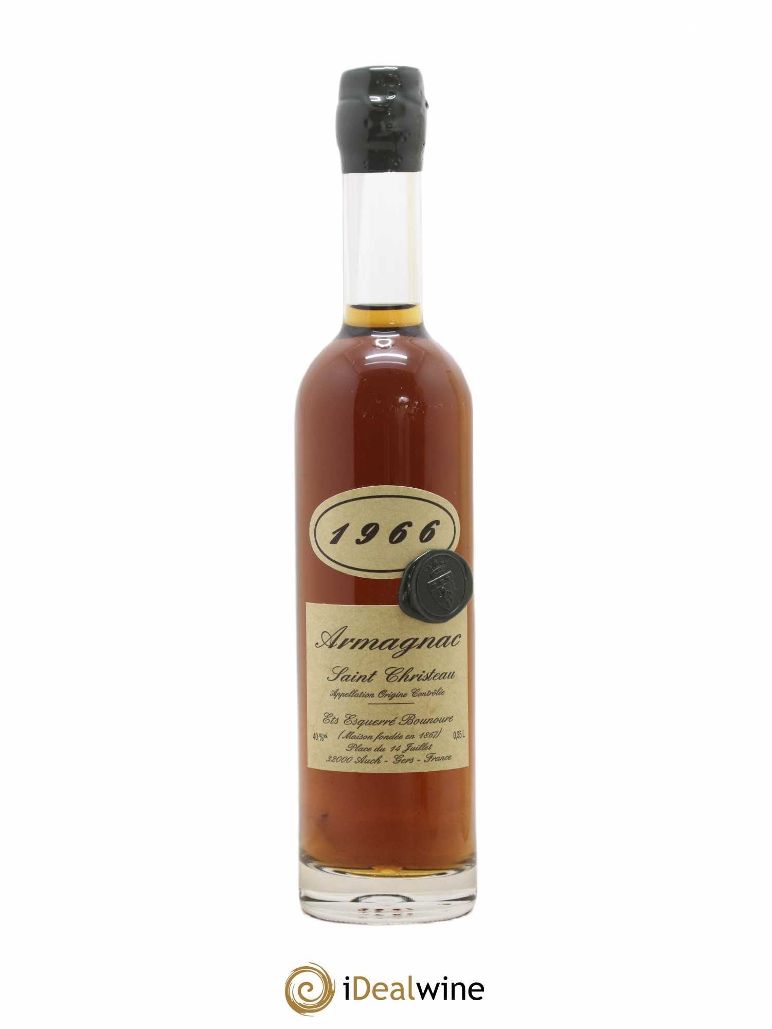 Armagnac Saint Christeau 1966 - Posten von 1 Demi-Flasche - 1