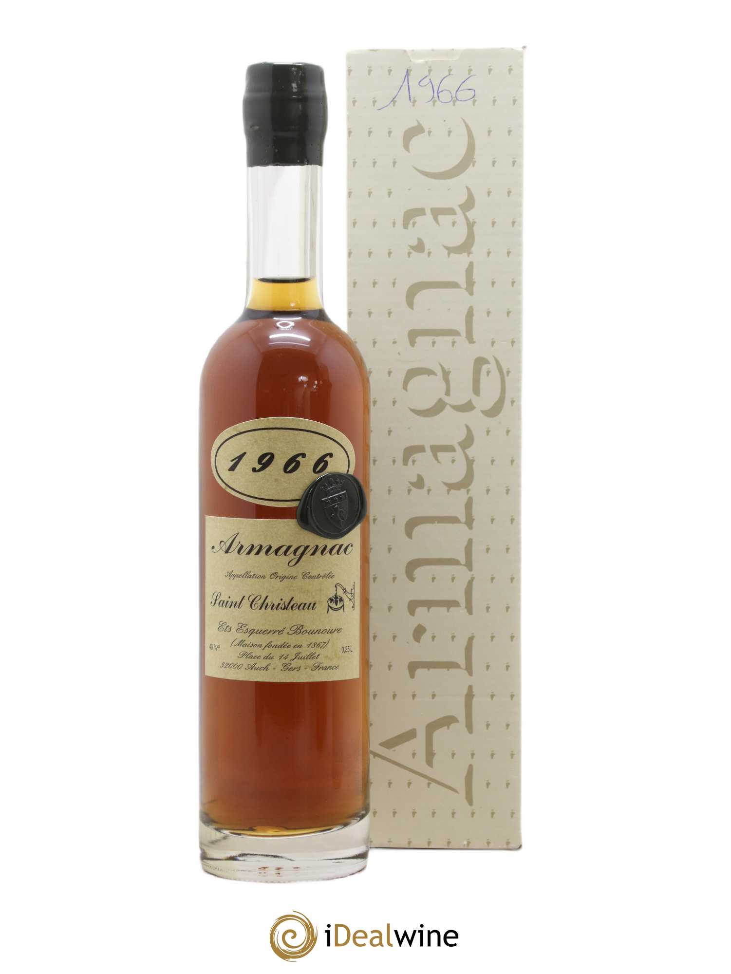 Armagnac Saint Christeau 1966 - Posten von 1 Demi-Flasche - 0