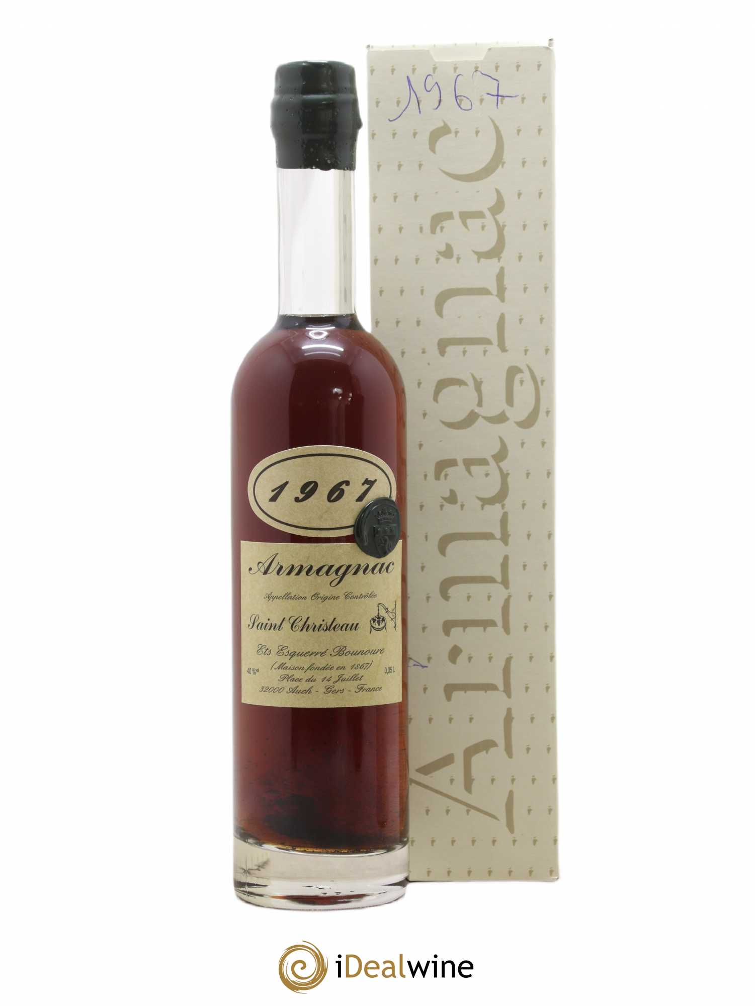 Armagnac Saint Christeau 1967 - Posten von 1 Demi-Flasche - 0