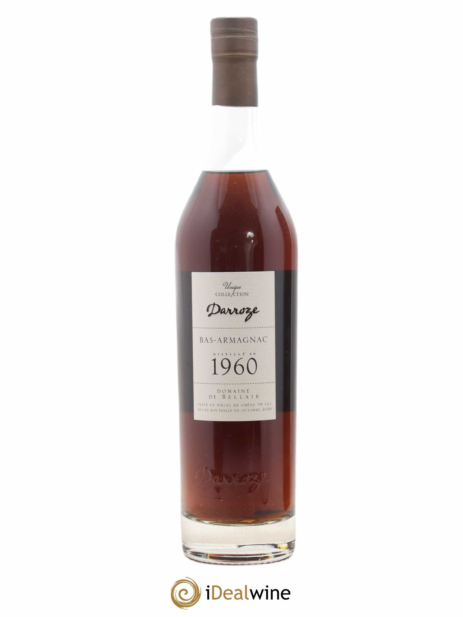 Bas-Armagnac Domaine de Bellair (42,3°) Darroze 1960 - Lot de 1 bouteille - 1