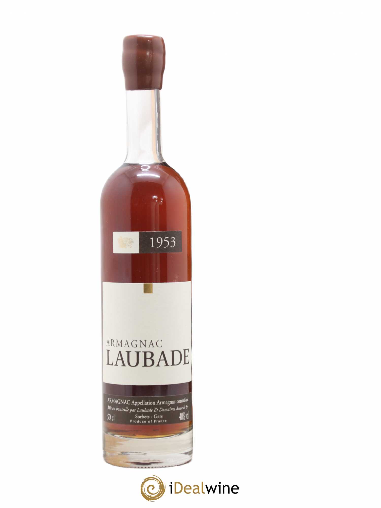 Armagnac Laubade 50cl 1953 - Lot de 1 bouteille - 0