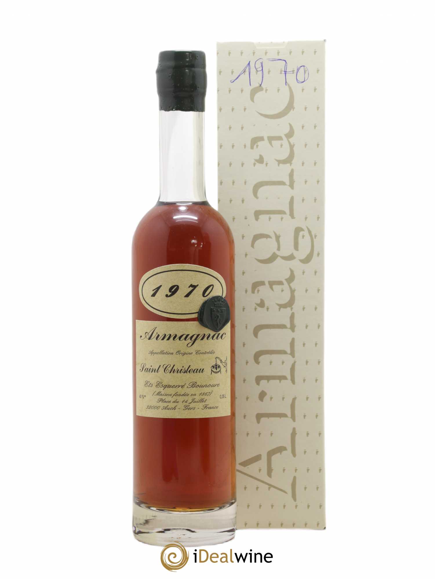 Armagnac Saint Christeau 1970 - Posten von 1 Demi-Flasche - 0