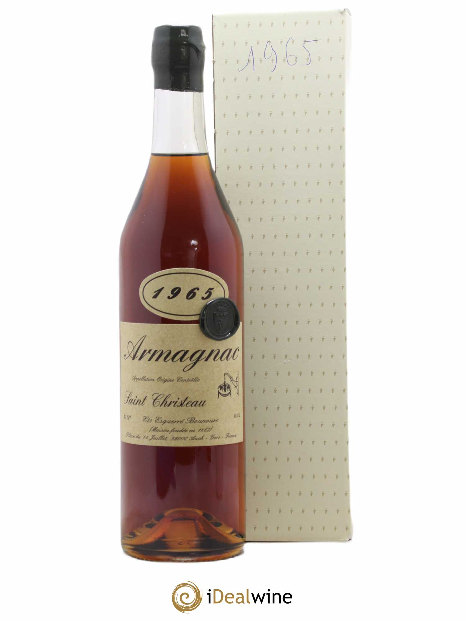 Armagnac Saint Christeau 1965 - Posten von 1 Flasche - 0