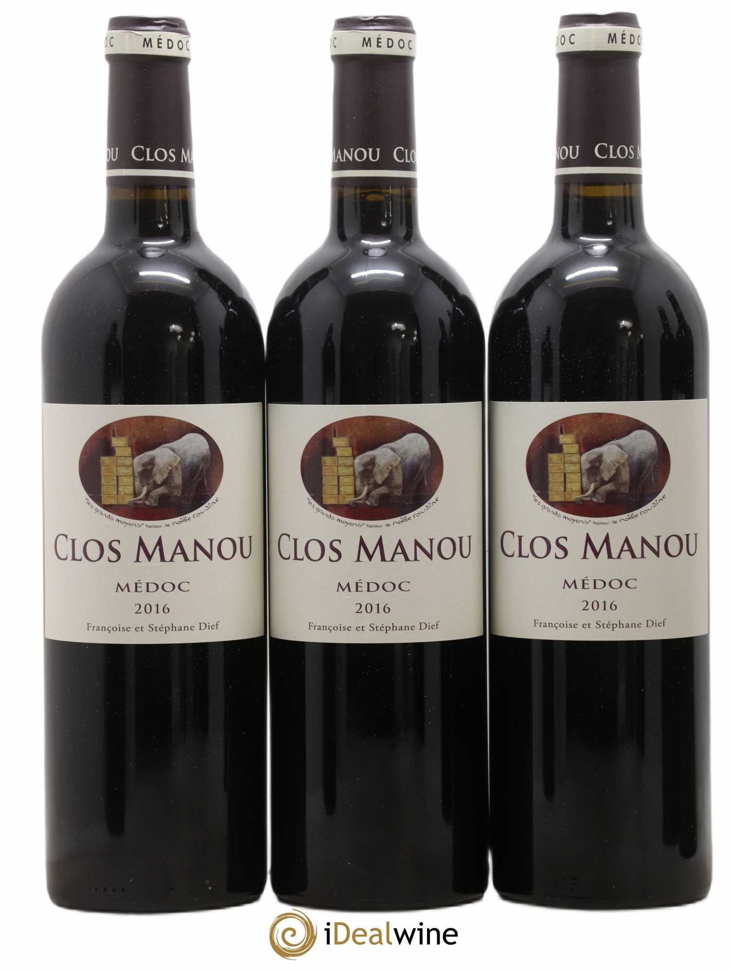 Clos Manou 2016 - Lot de 6 bouteilles - 1