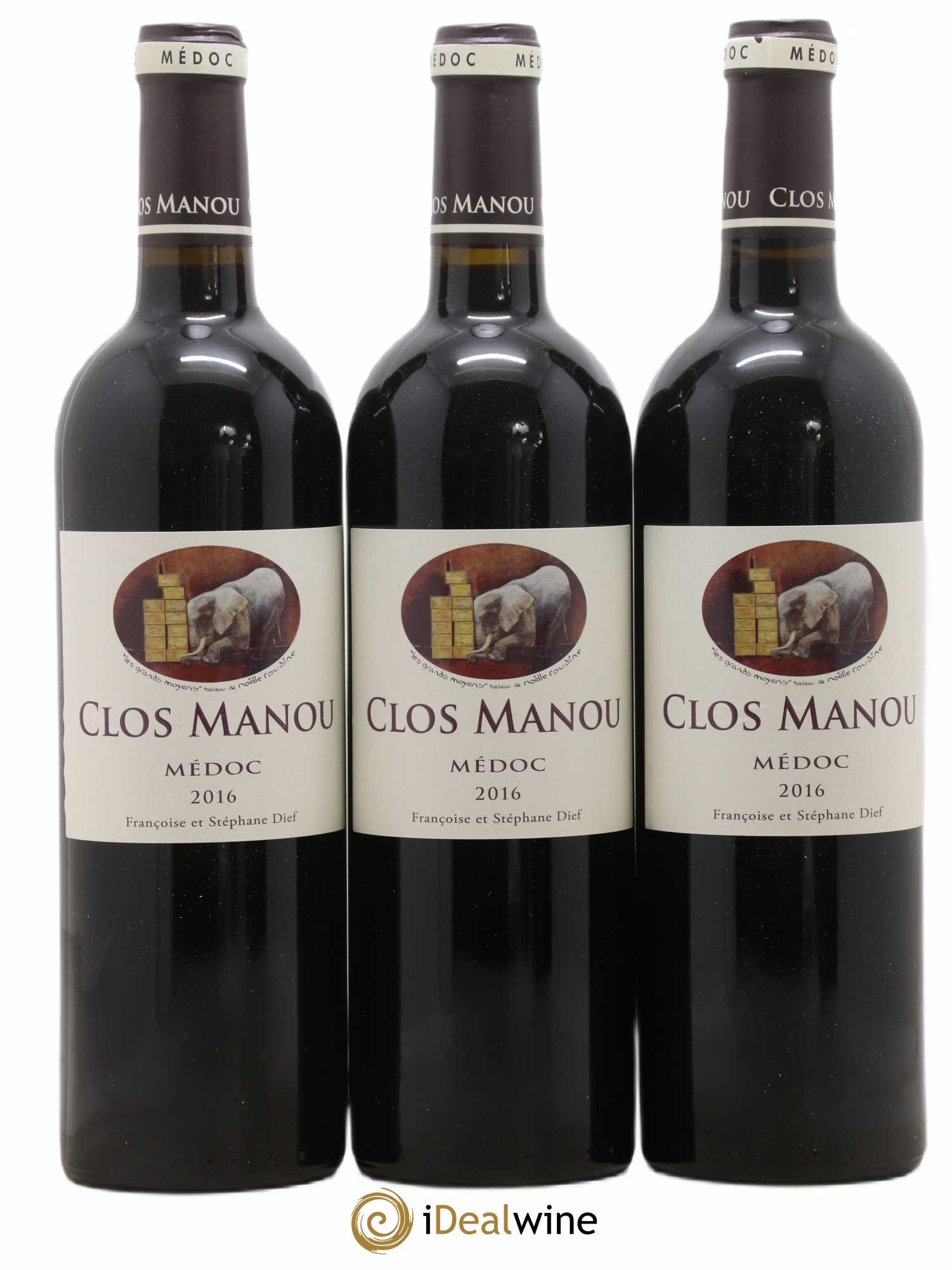 Clos Manou 2016 - Lot de 6 bouteilles - 2