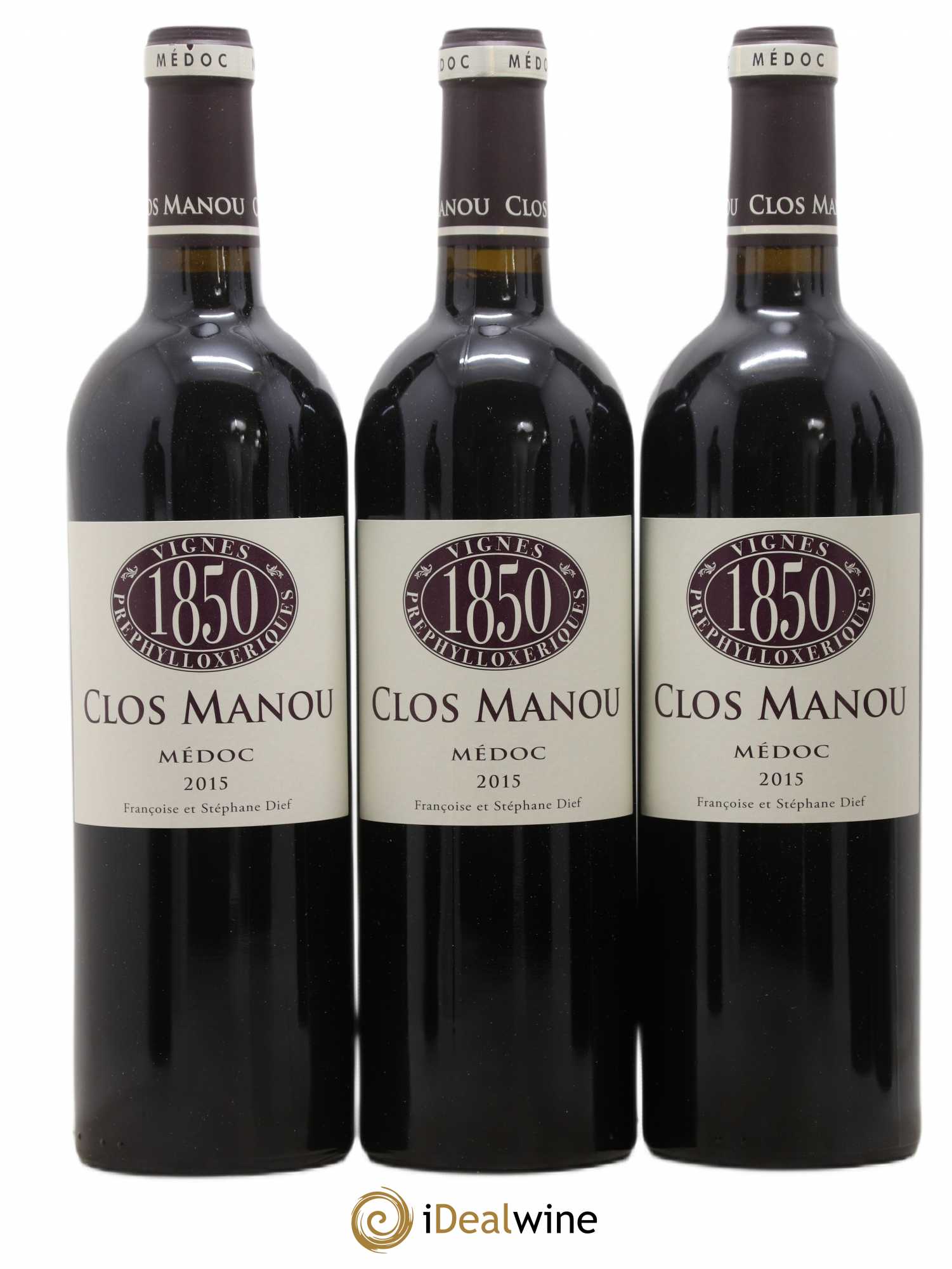 Clos Manou vignes prephylloxeriques 2015 - Lot de 6 bouteilles - 1