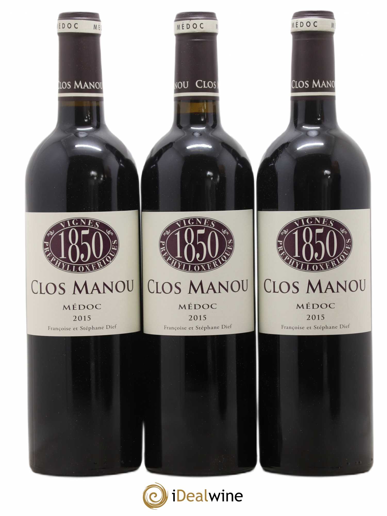 Clos Manou vignes prephylloxeriques 2015 - Lot de 6 bouteilles - 2