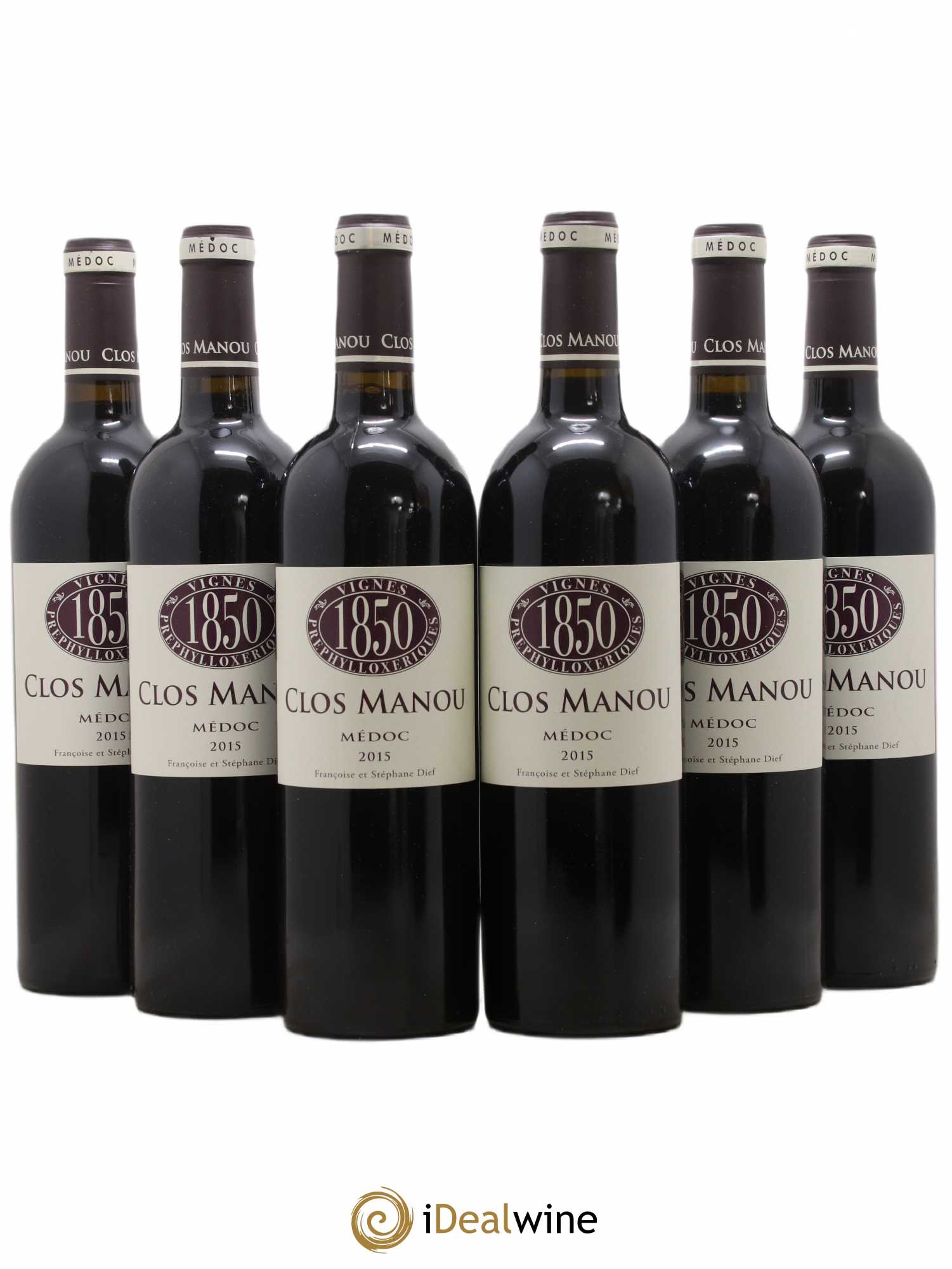 Clos Manou vignes prephylloxeriques 2015 - Lot de 6 bouteilles - 0