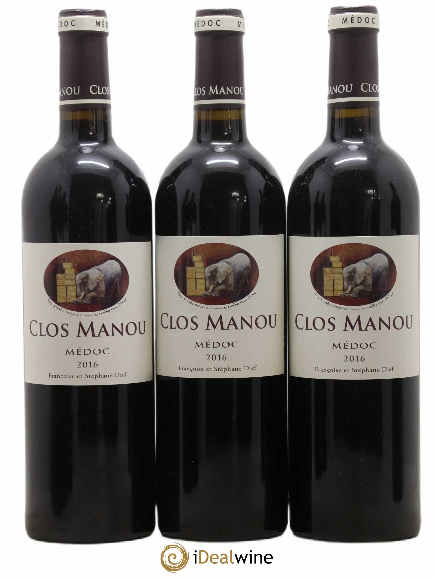 Clos Manou 2016 - Lot de 6 bouteilles - 1