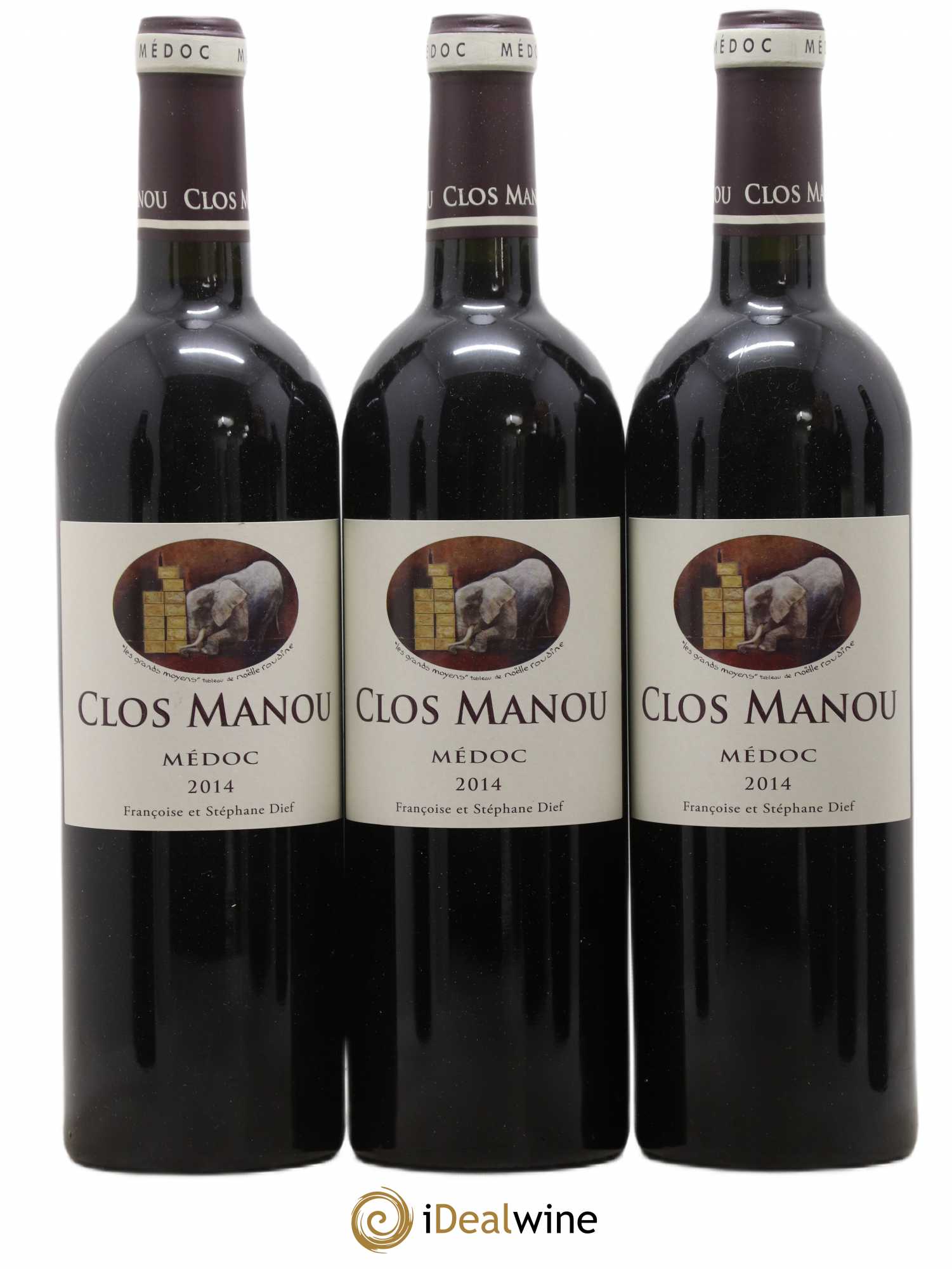 Clos Manou 2014 - Lot de 6 bouteilles - 1