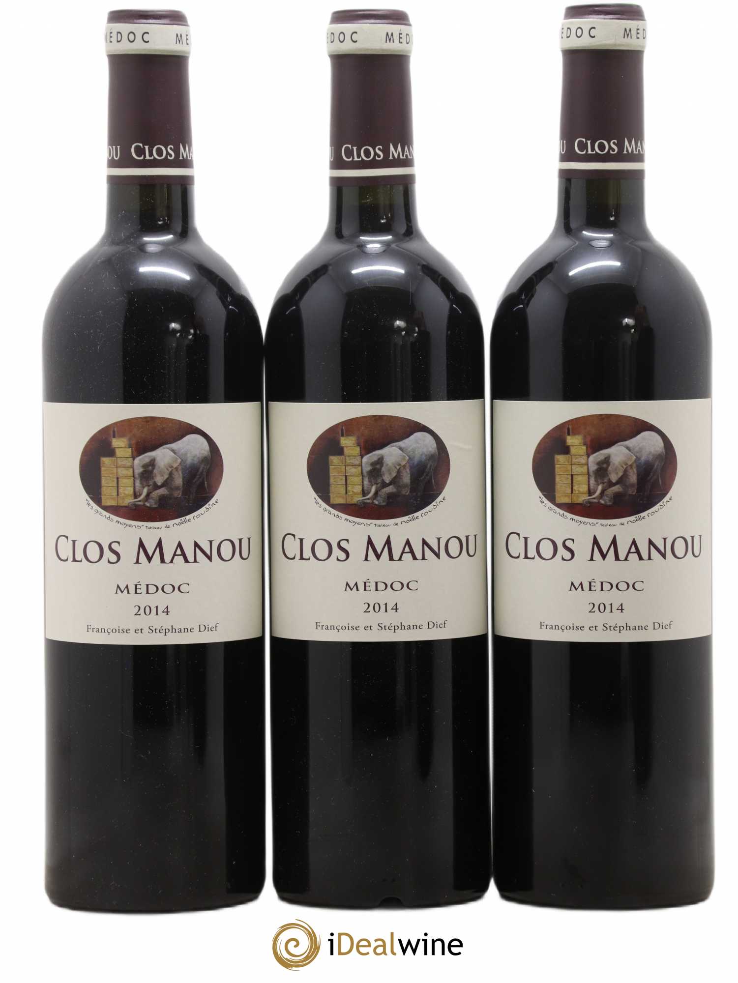Clos Manou 2014 - Lot de 6 bouteilles - 2