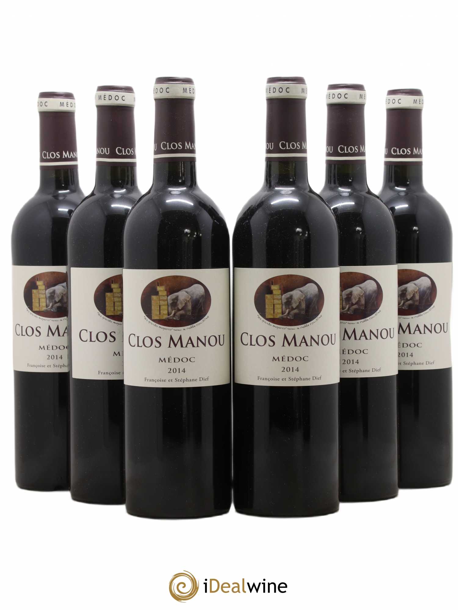 Clos Manou 2014 - Lot de 6 bouteilles - 0