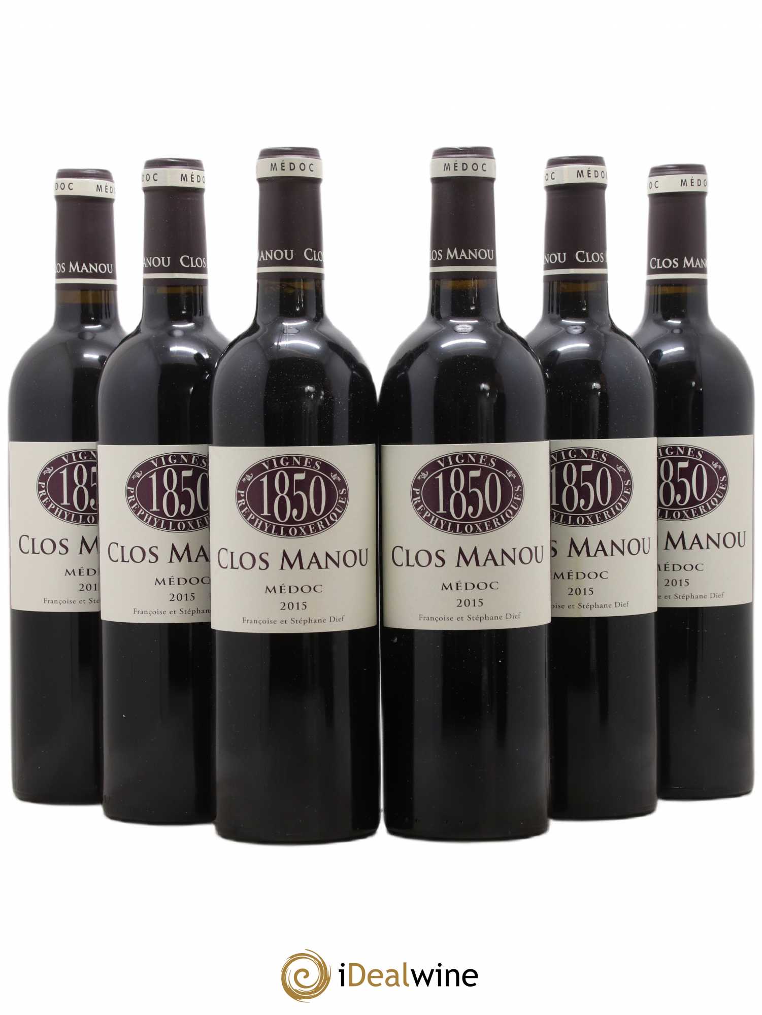 Clos Manou vignes prephylloxeriques 2015 - Posten von 6 Flaschen - 0