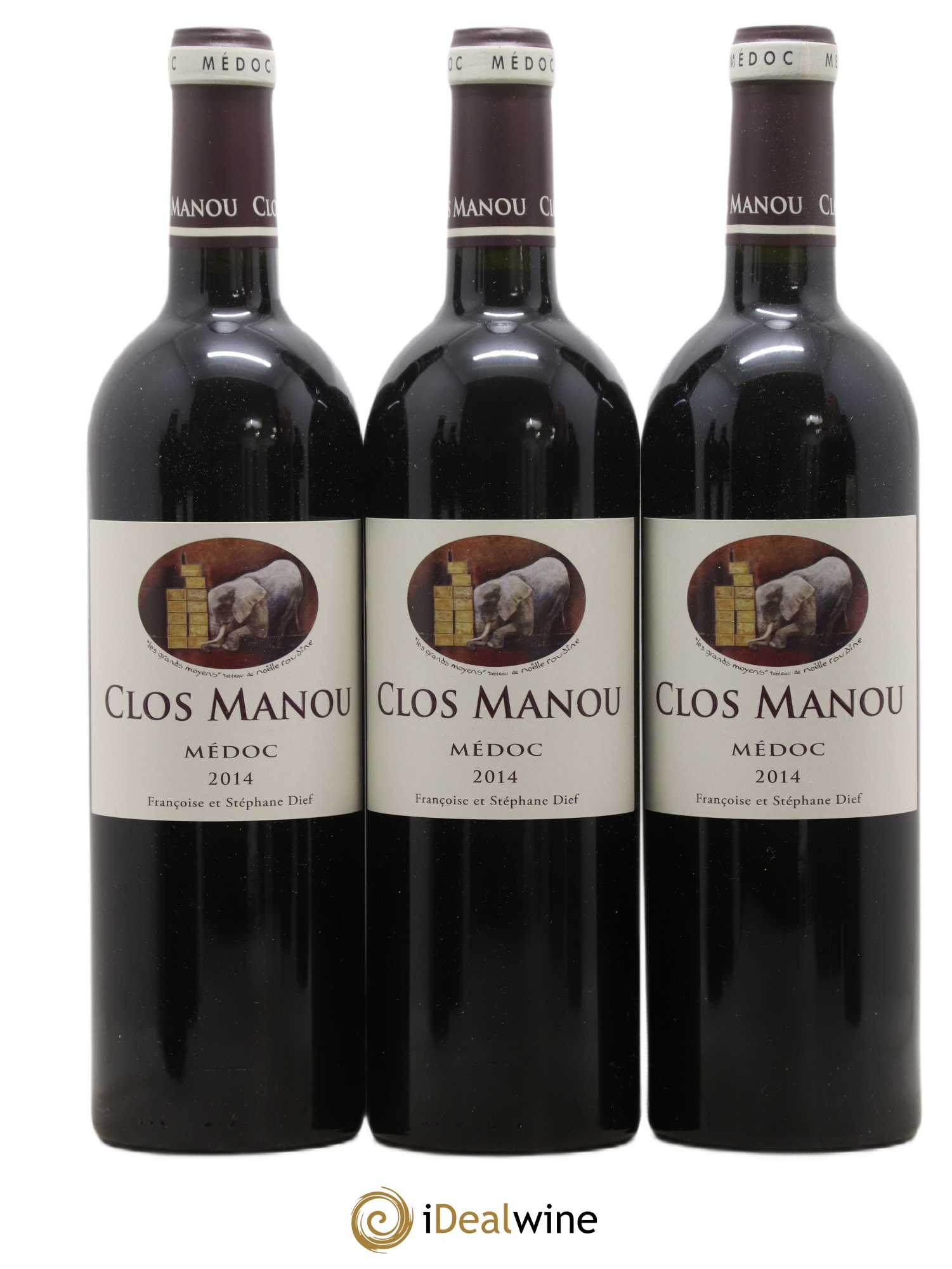 Clos Manou 2014 - Lot de 6 bouteilles - 1