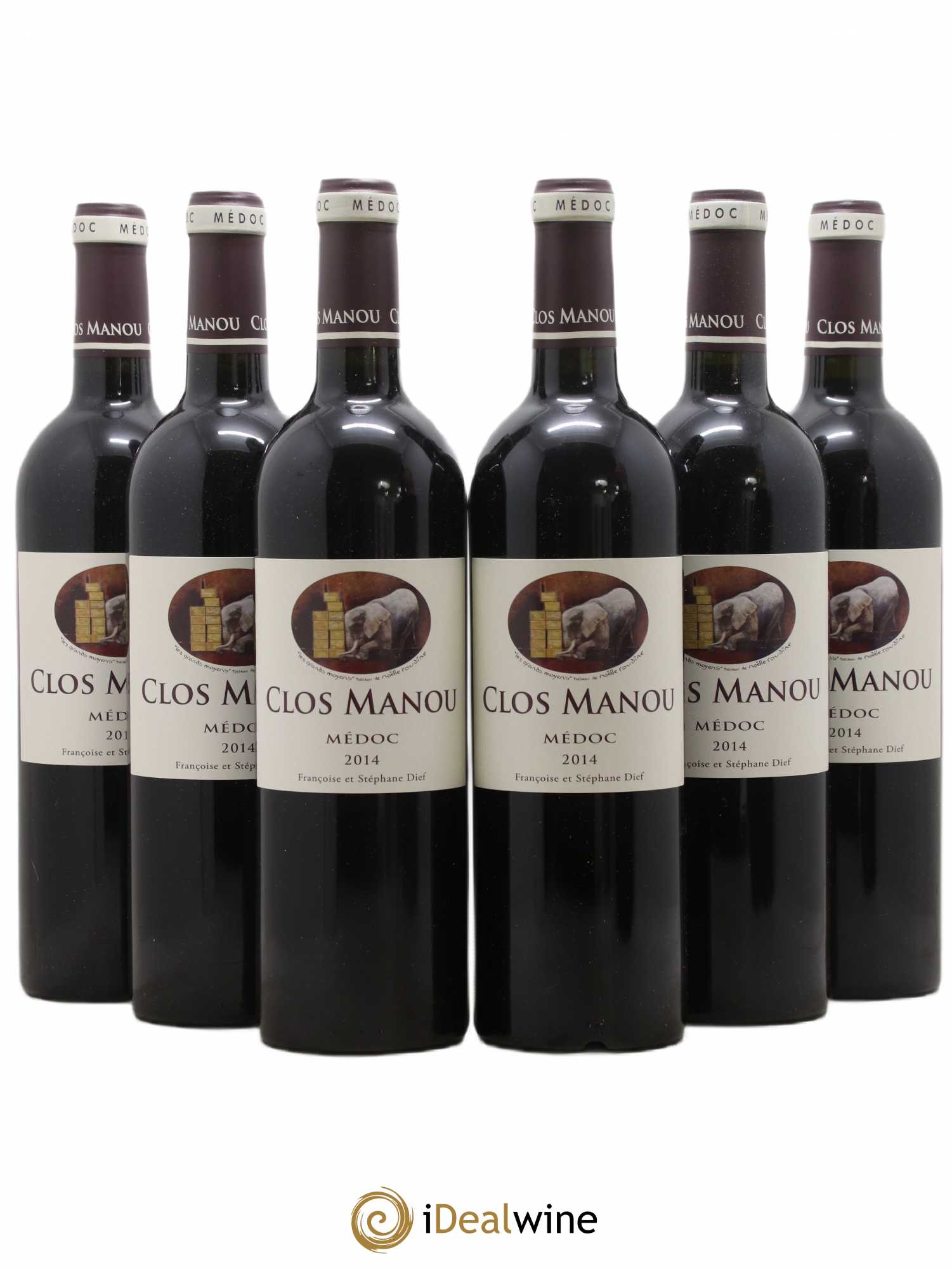 Clos Manou 2014 - Lot de 6 bouteilles - 0