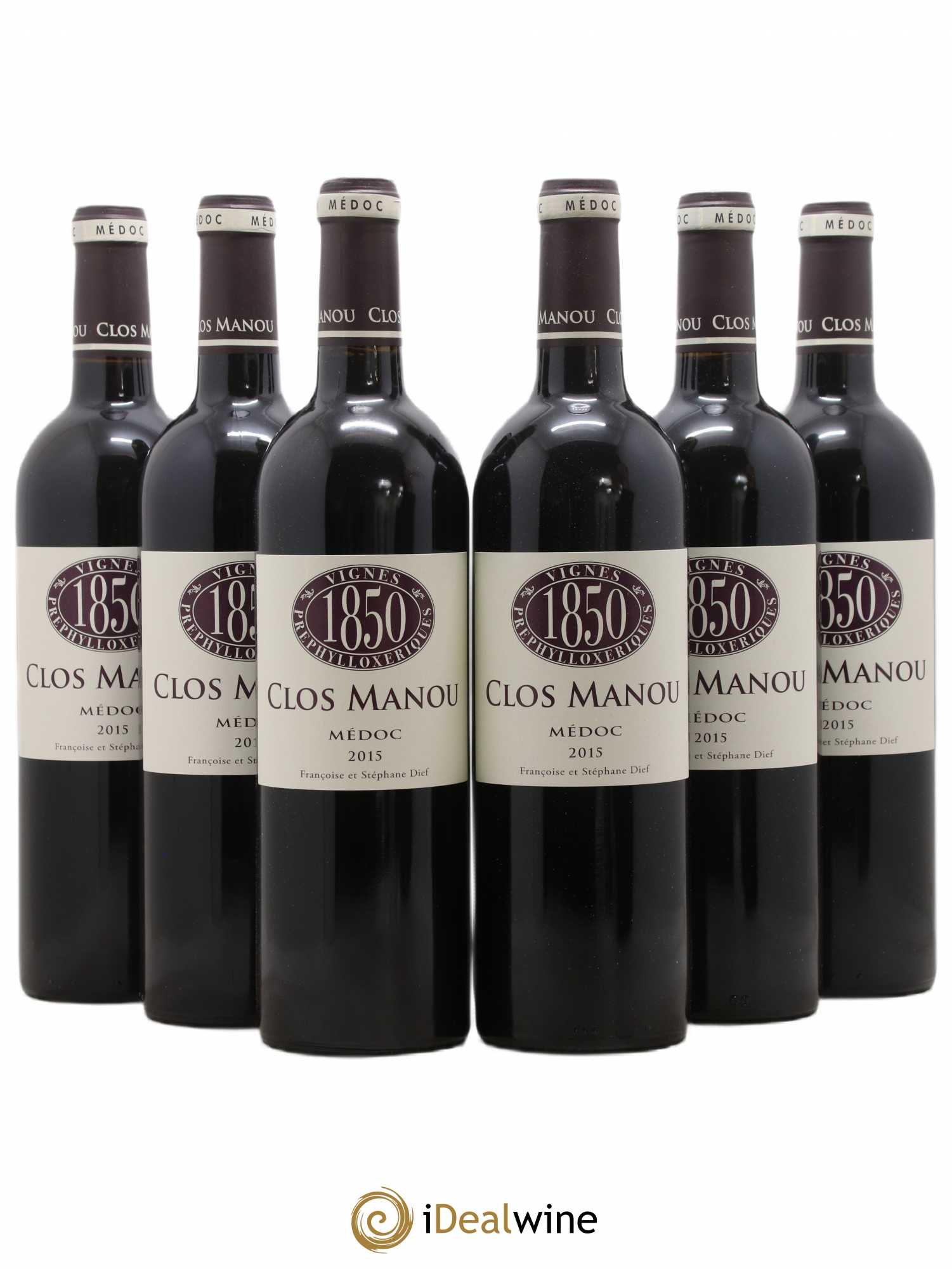 Clos Manou vignes prephylloxeriques 2015 - Posten von 6 Flaschen - 0