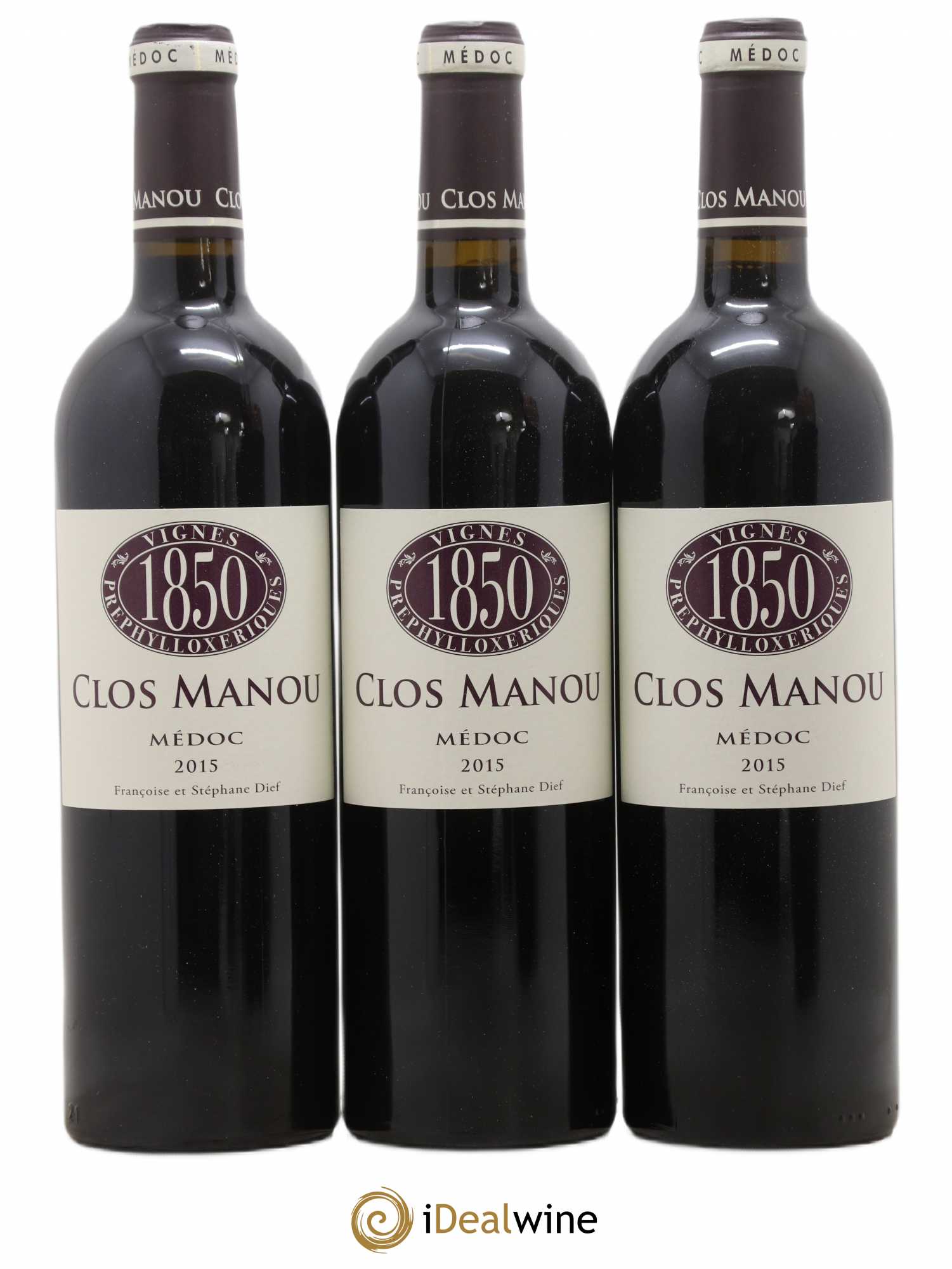 Clos Manou vignes prephylloxeriques 2015 - Posten von 6 Flaschen - 2
