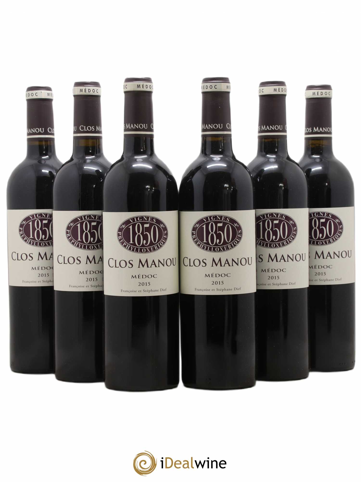 Clos Manou vignes prephylloxeriques 2015 - Posten von 6 Flaschen - 0