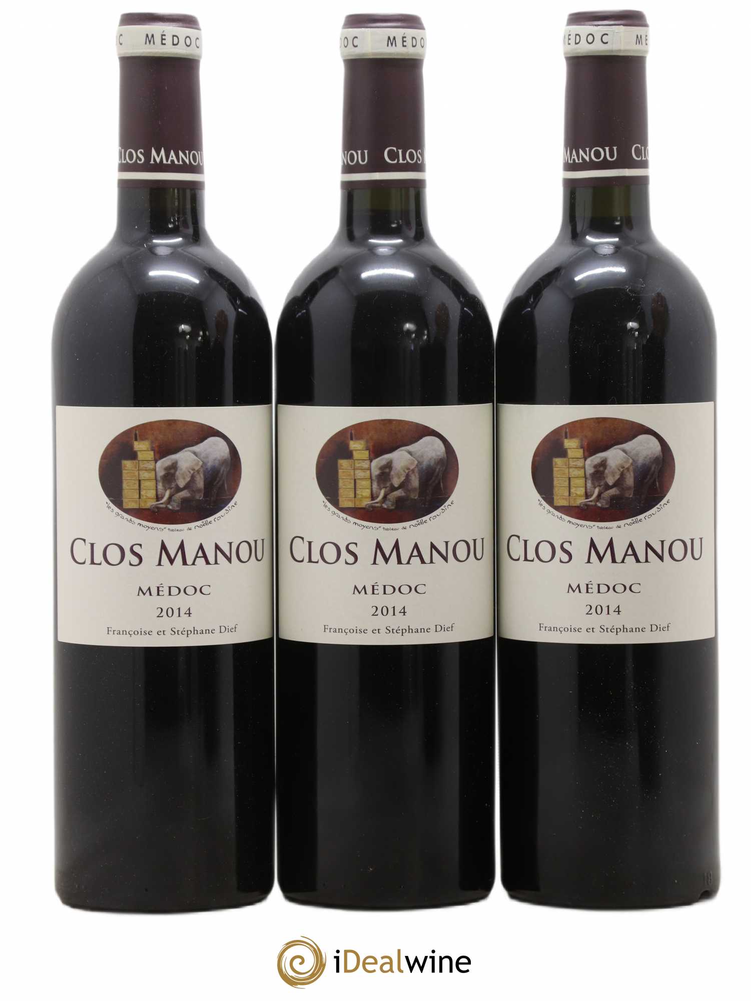 Clos Manou 2014 - Posten von 6 Flaschen - 2
