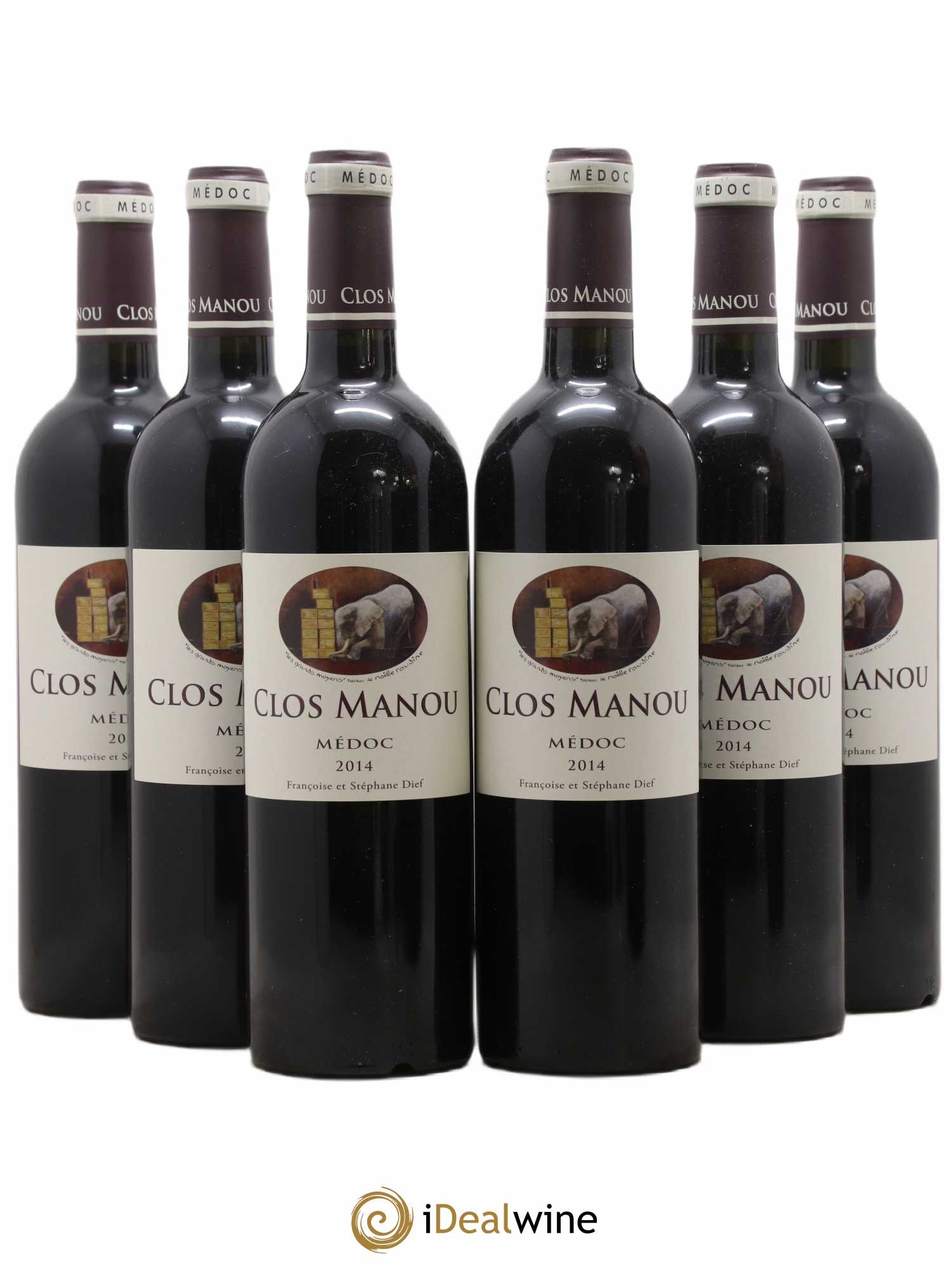 Clos Manou 2014 - Posten von 6 Flaschen - 0