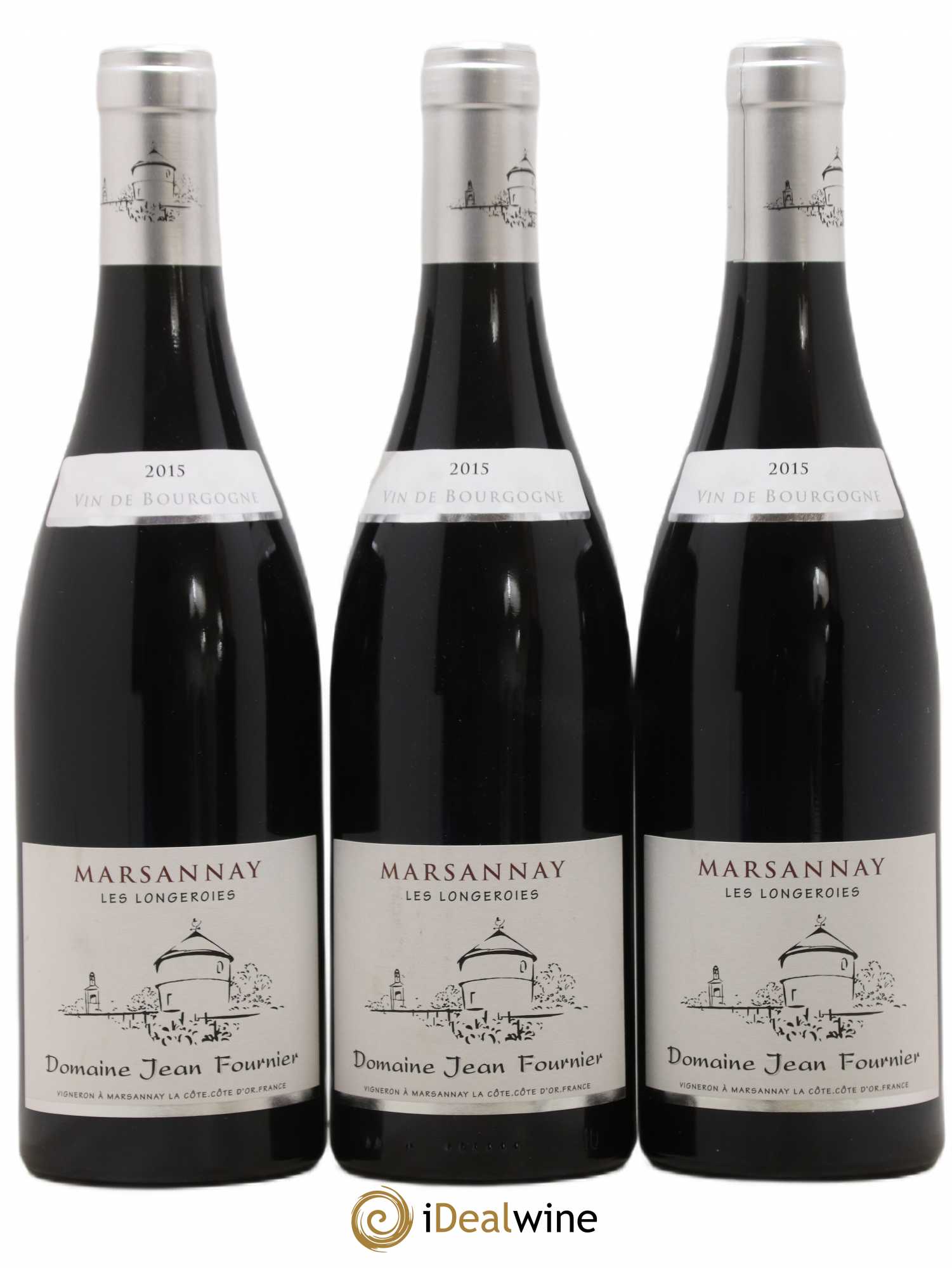 Marsannay Les Longeroies Jean Fournier (Domaine) 2015 - Lot de 3 bouteilles - 0