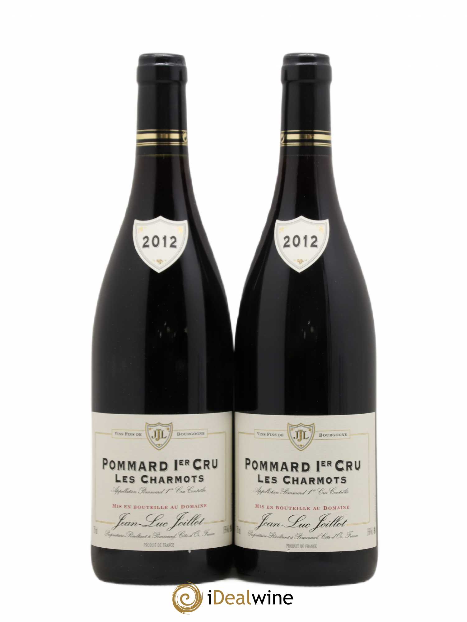 Pommard 1er Cru Charmots Jean-Luc Joillot 2012 - Posten von 2 Flaschen - 0