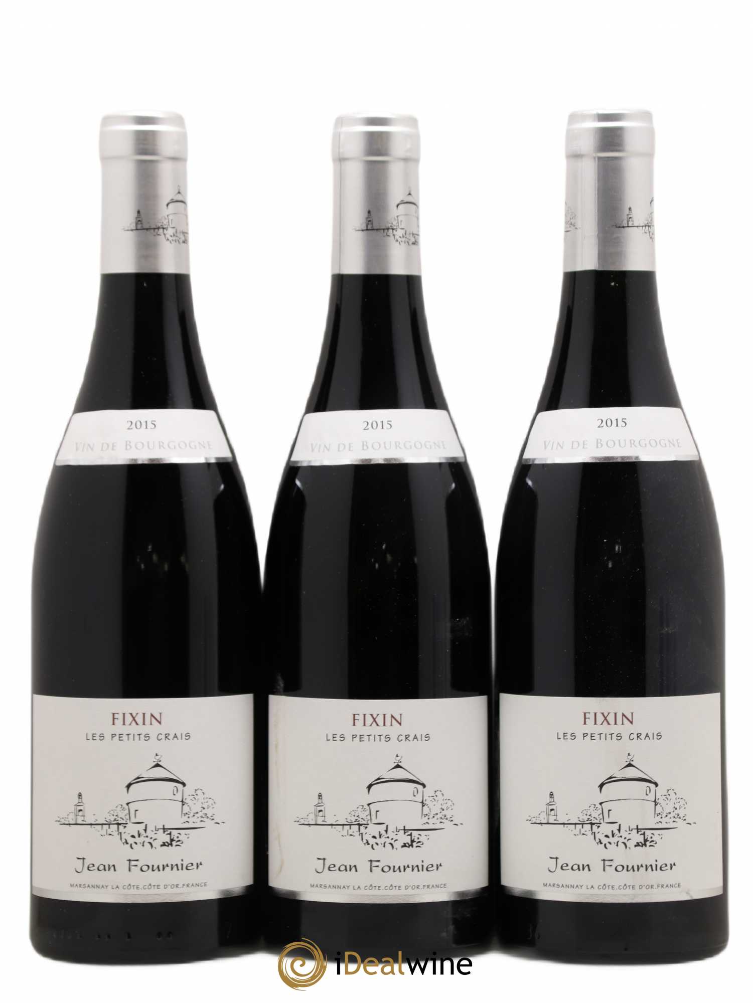 Fixin Les Petits Crais Jean Fournier (Domaine) 2015 - Lot de 3 bouteilles - 0
