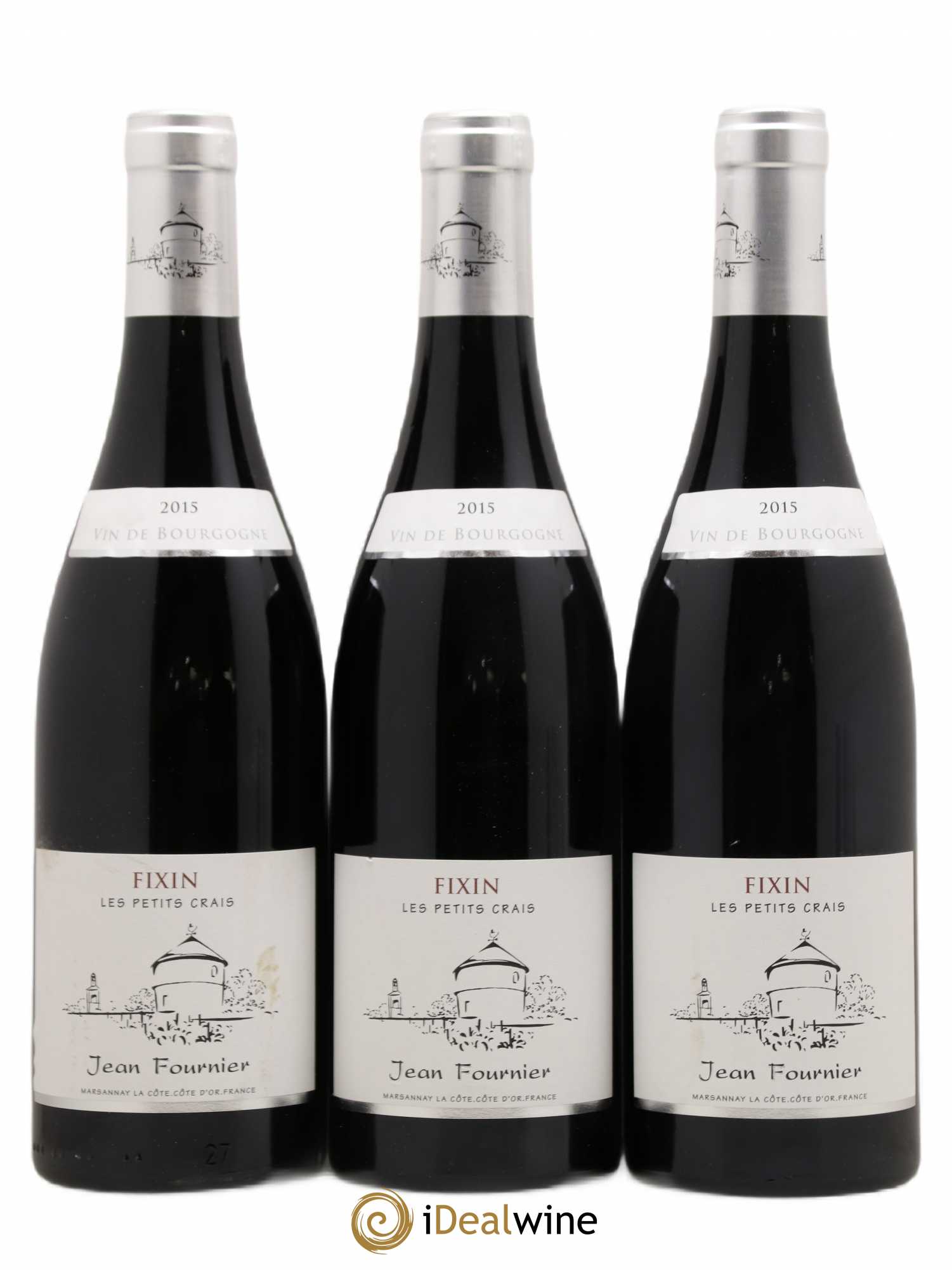 Fixin Les Petits Crais Jean Fournier (Domaine) 2015 - Lot de 3 bouteilles - 0