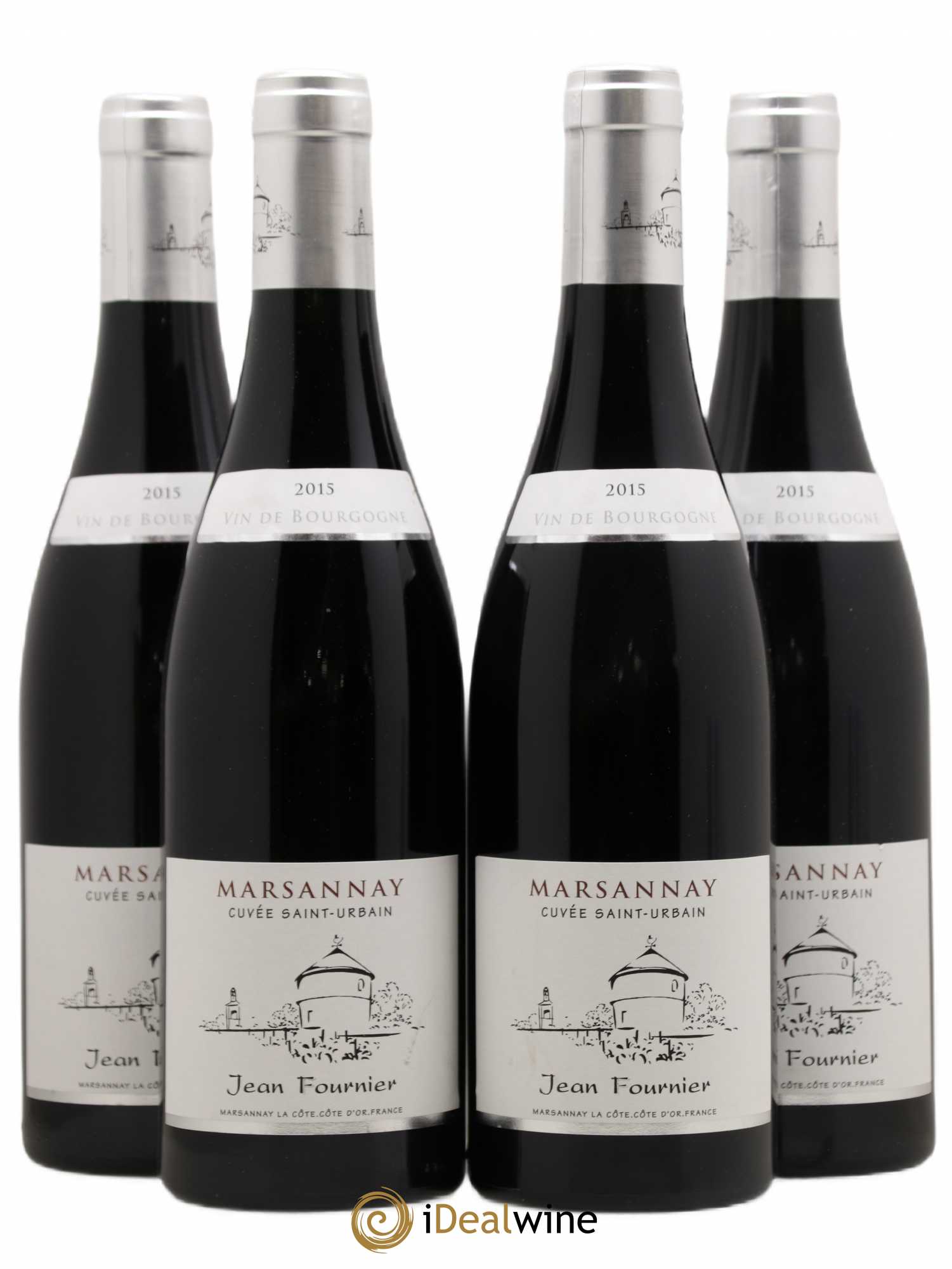 Marsannay Clos Saint-Urbain Jean Fournier (Domaine) 2015 - Lot de 4 bouteilles - 0