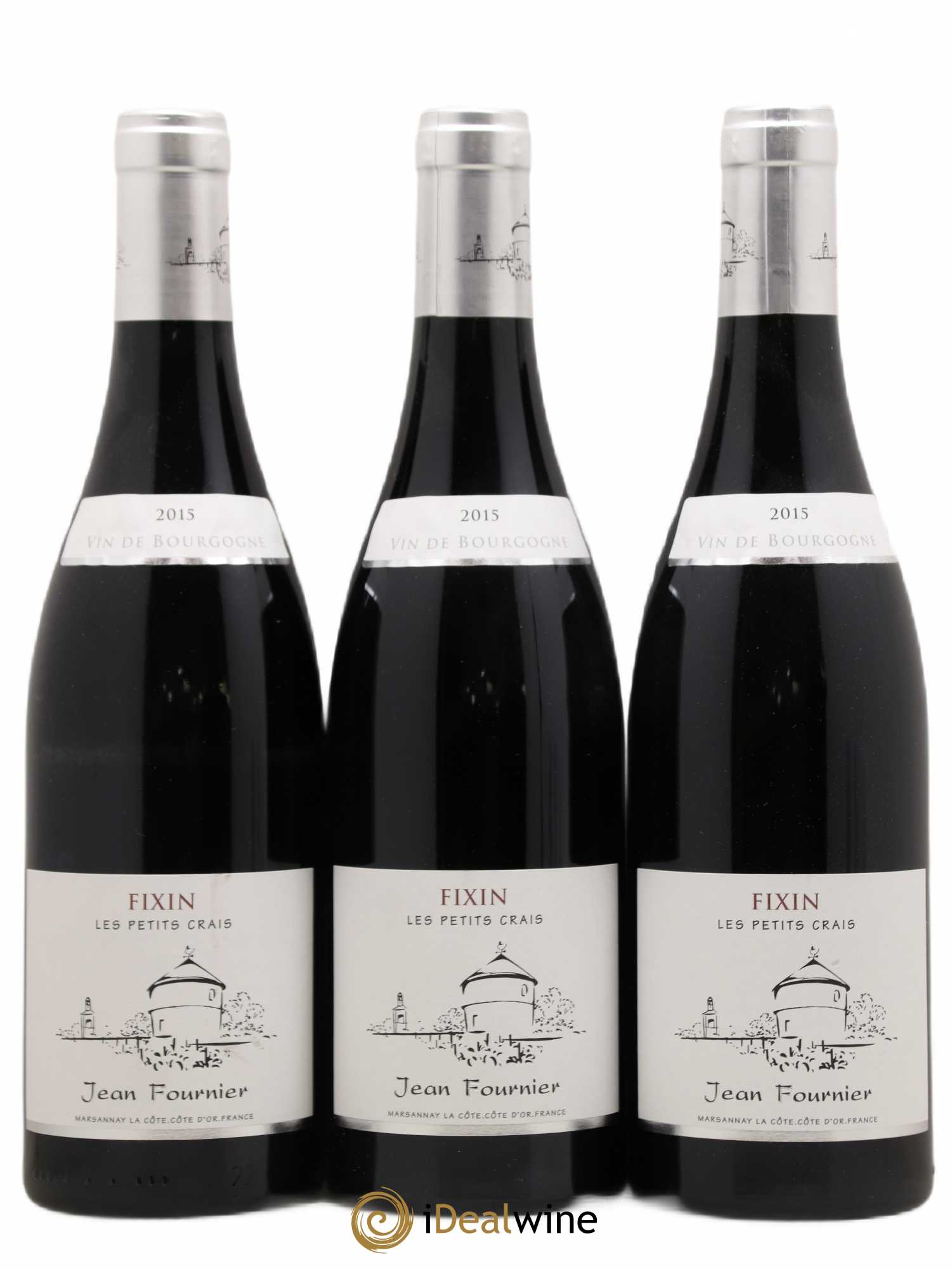 Fixin Les Petits Crais Jean Fournier (Domaine) 2015 - Lot de 3 bouteilles - 0