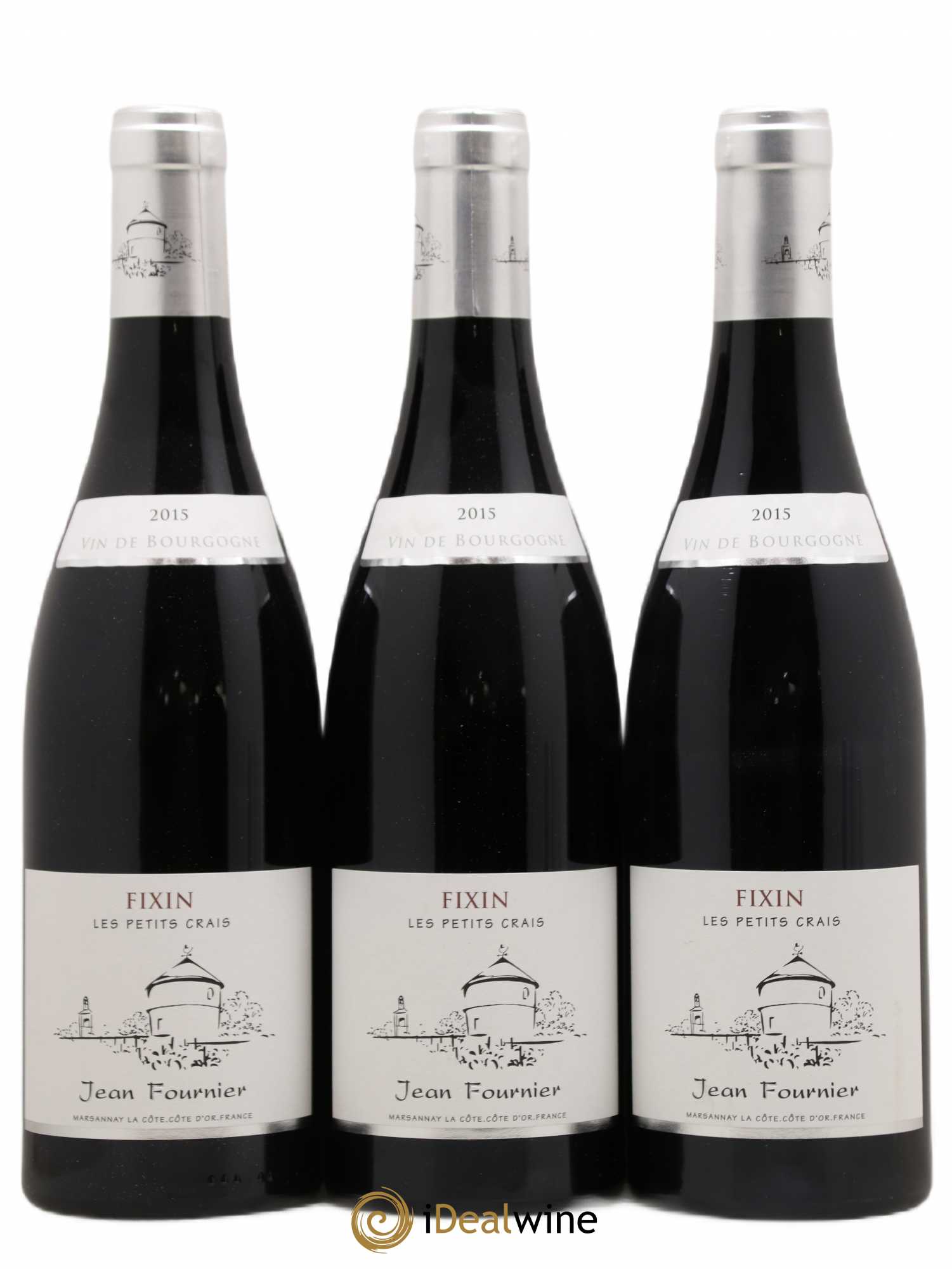 Fixin Les Petits Crais Jean Fournier (Domaine) 2015 - Lot de 3 bouteilles - 0