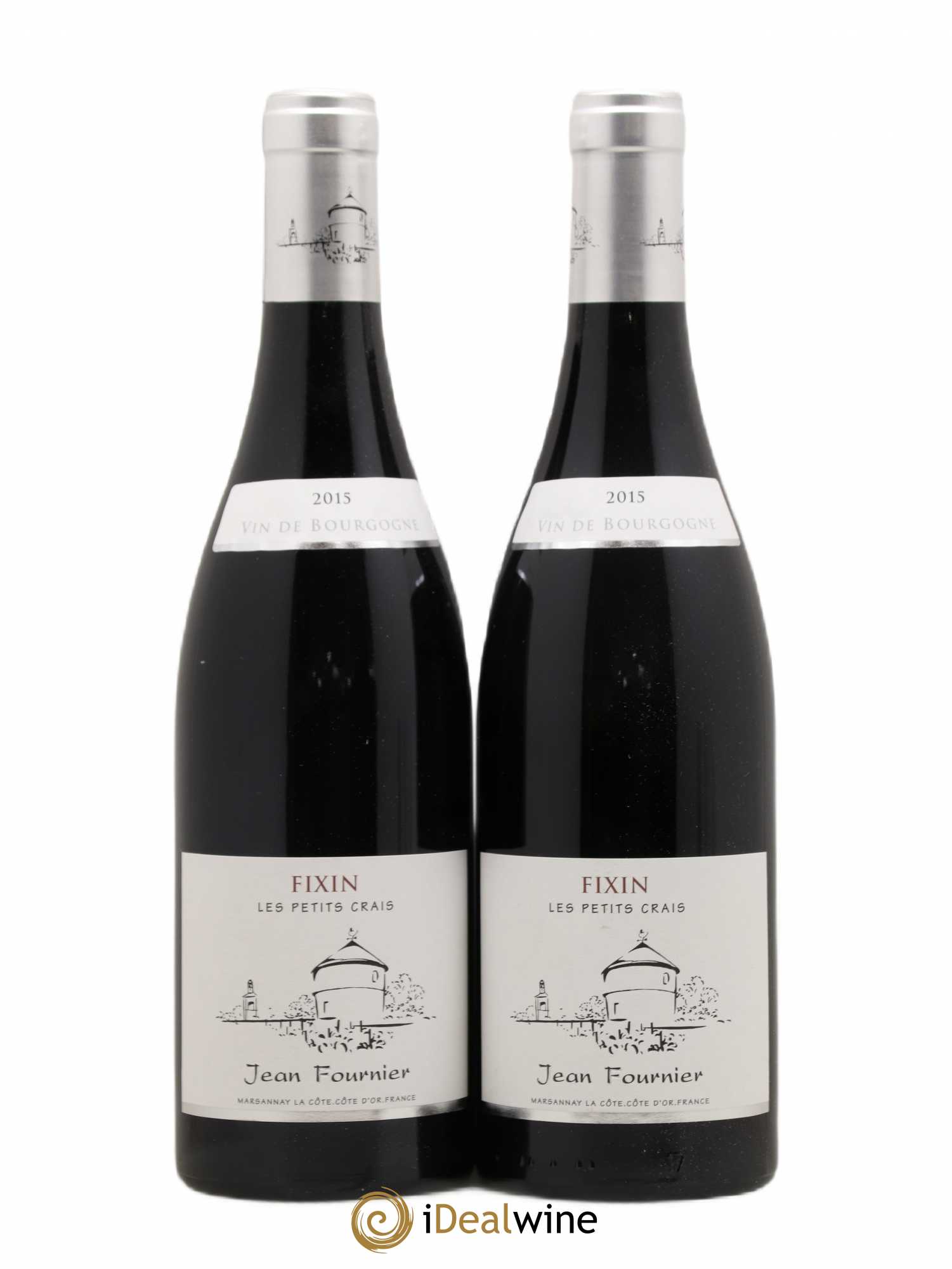 Fixin Les Petits Crais Jean Fournier (Domaine) 2015 - Lot de 2 bouteilles - 0