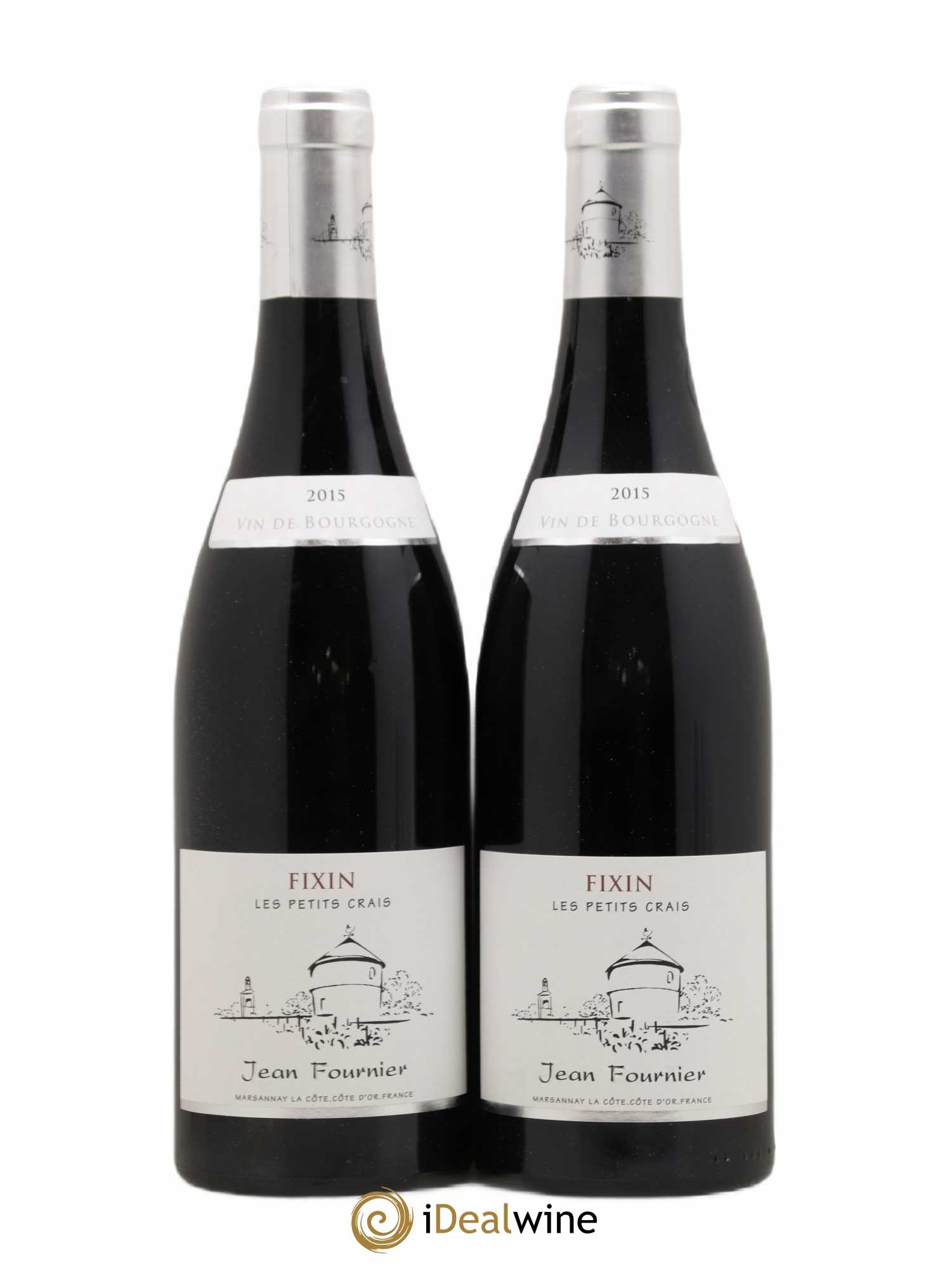 Fixin Les Petits Crais Jean Fournier (Domaine) 2015 - Lot de 2 bouteilles - 0