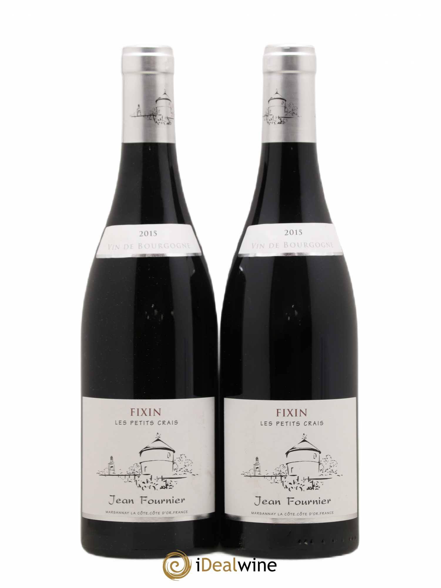 Fixin Les Petits Crais Jean Fournier (Domaine) 2015 - Lot de 2 bouteilles - 0