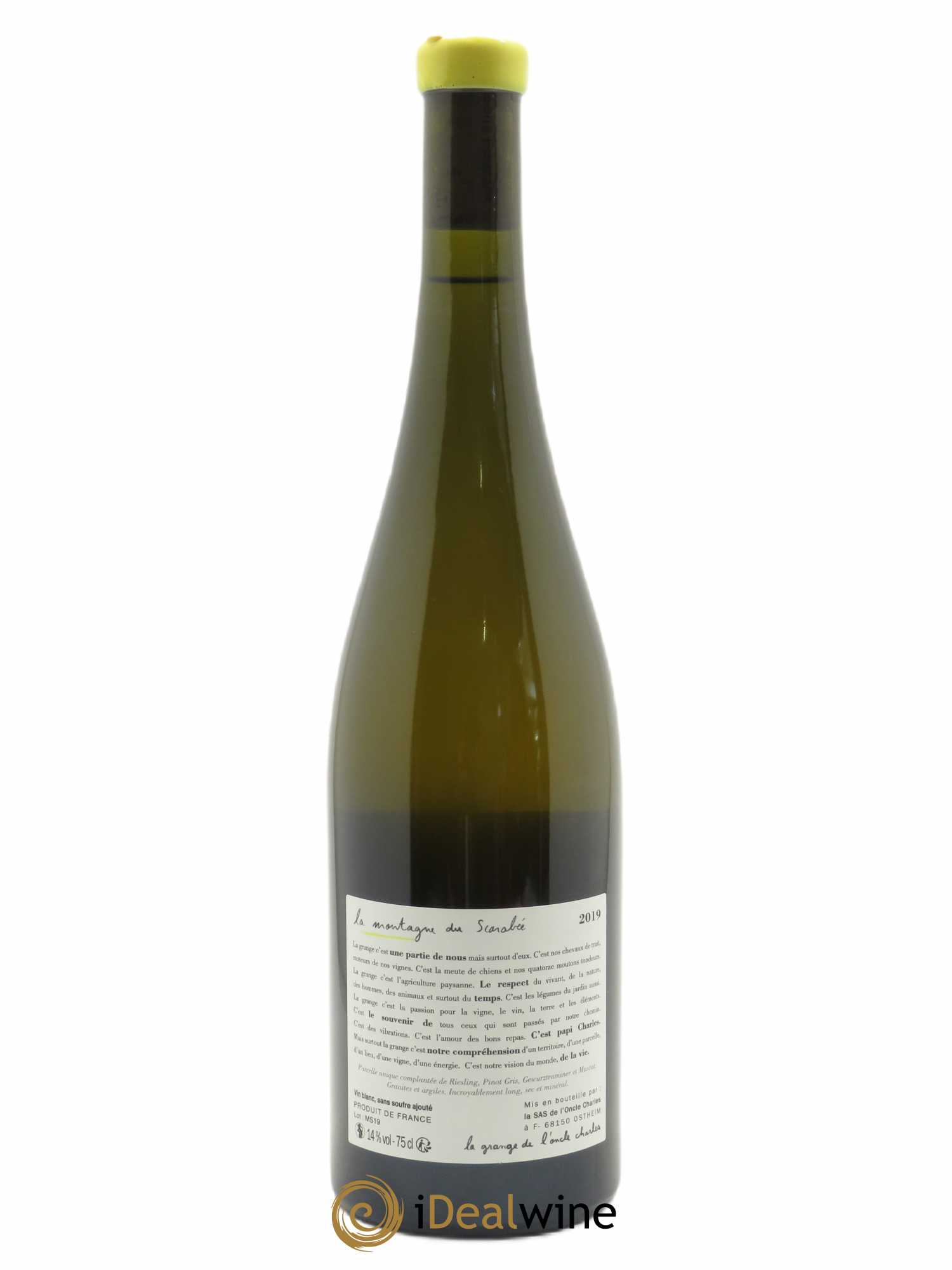 Vin de France La montagne du Scarabée La Grange de l'Oncle Charles 2019 - Lot de 1 bouteille - 1