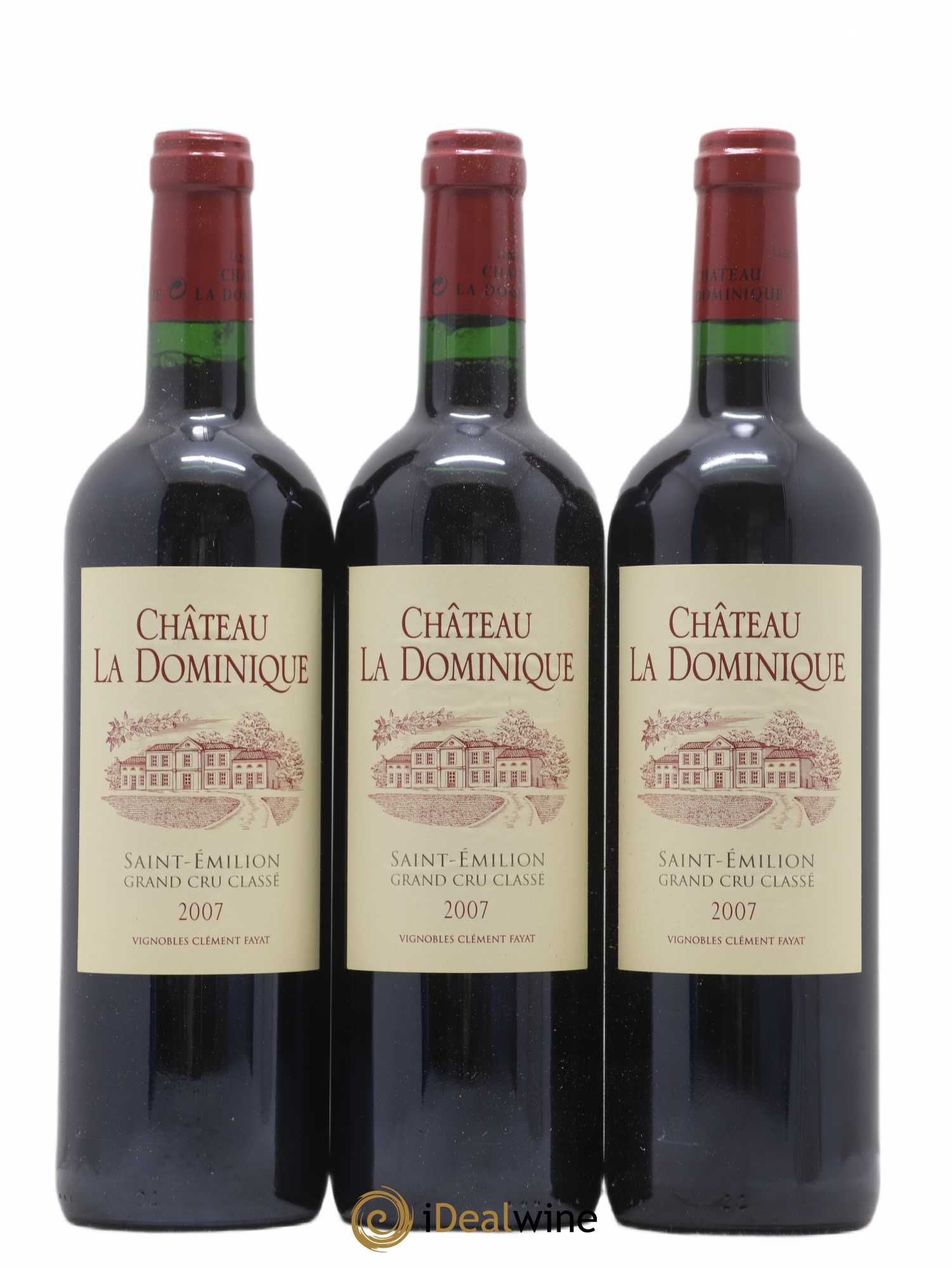 Château la Dominique Grand Cru Classé 2007 - Lot de 6 bouteilles - 1