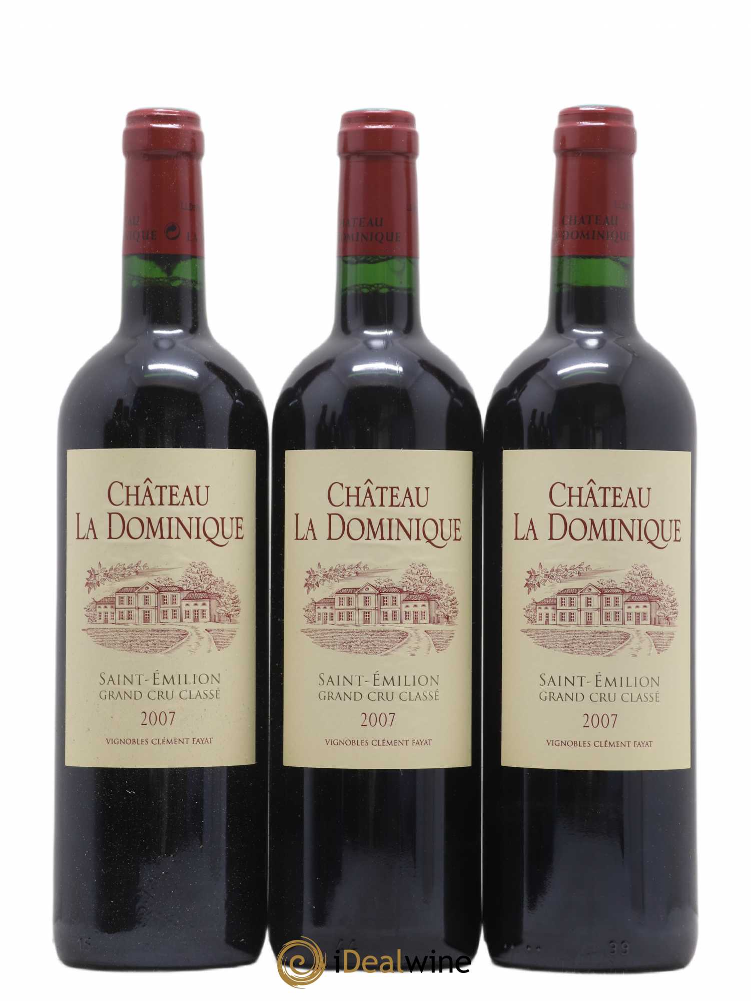 Château la Dominique Grand Cru Classé 2007 - Lot de 6 bouteilles - 2