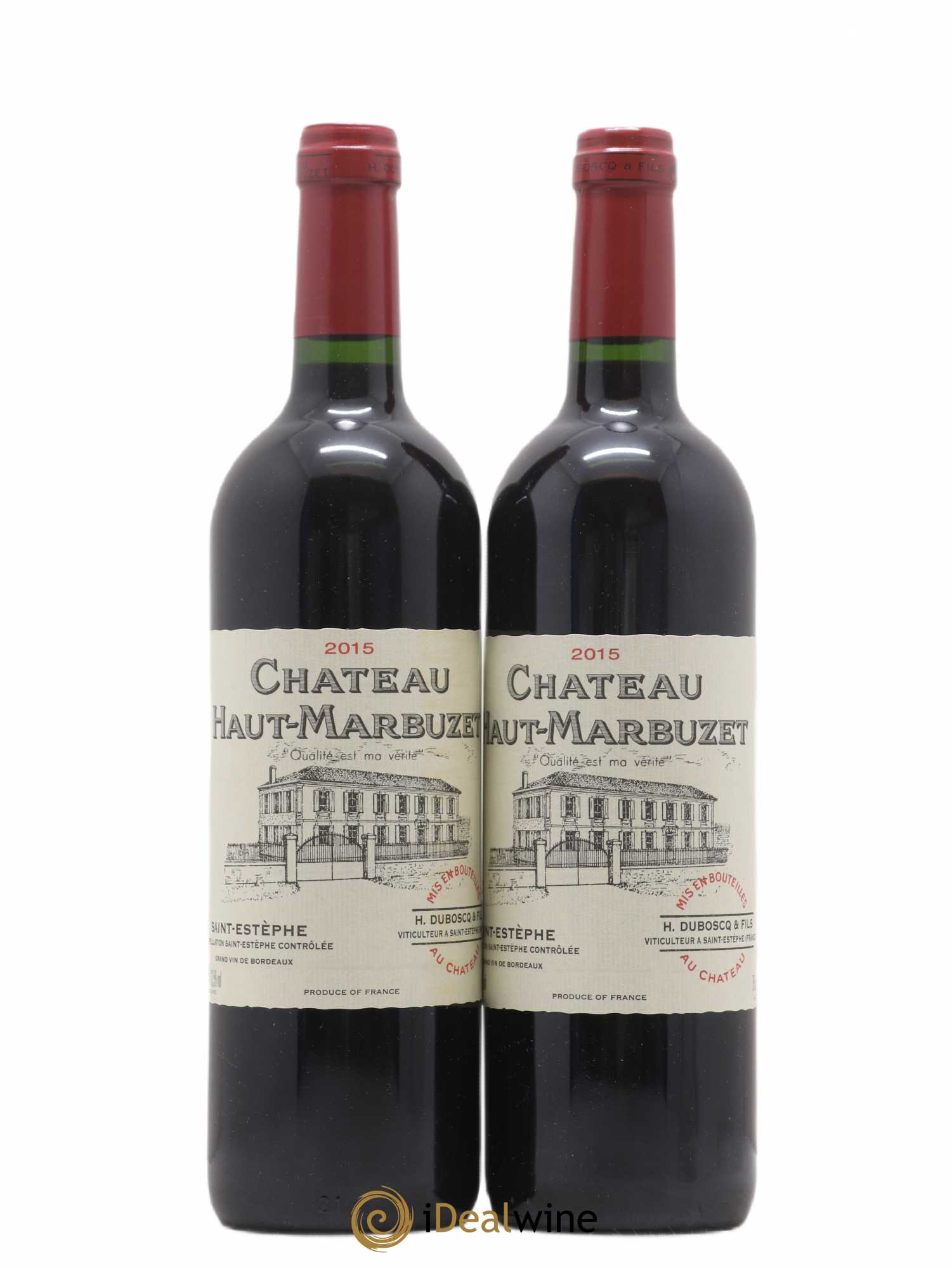 Château Haut Marbuzet 2015 - Lot de 2 bouteilles - 0