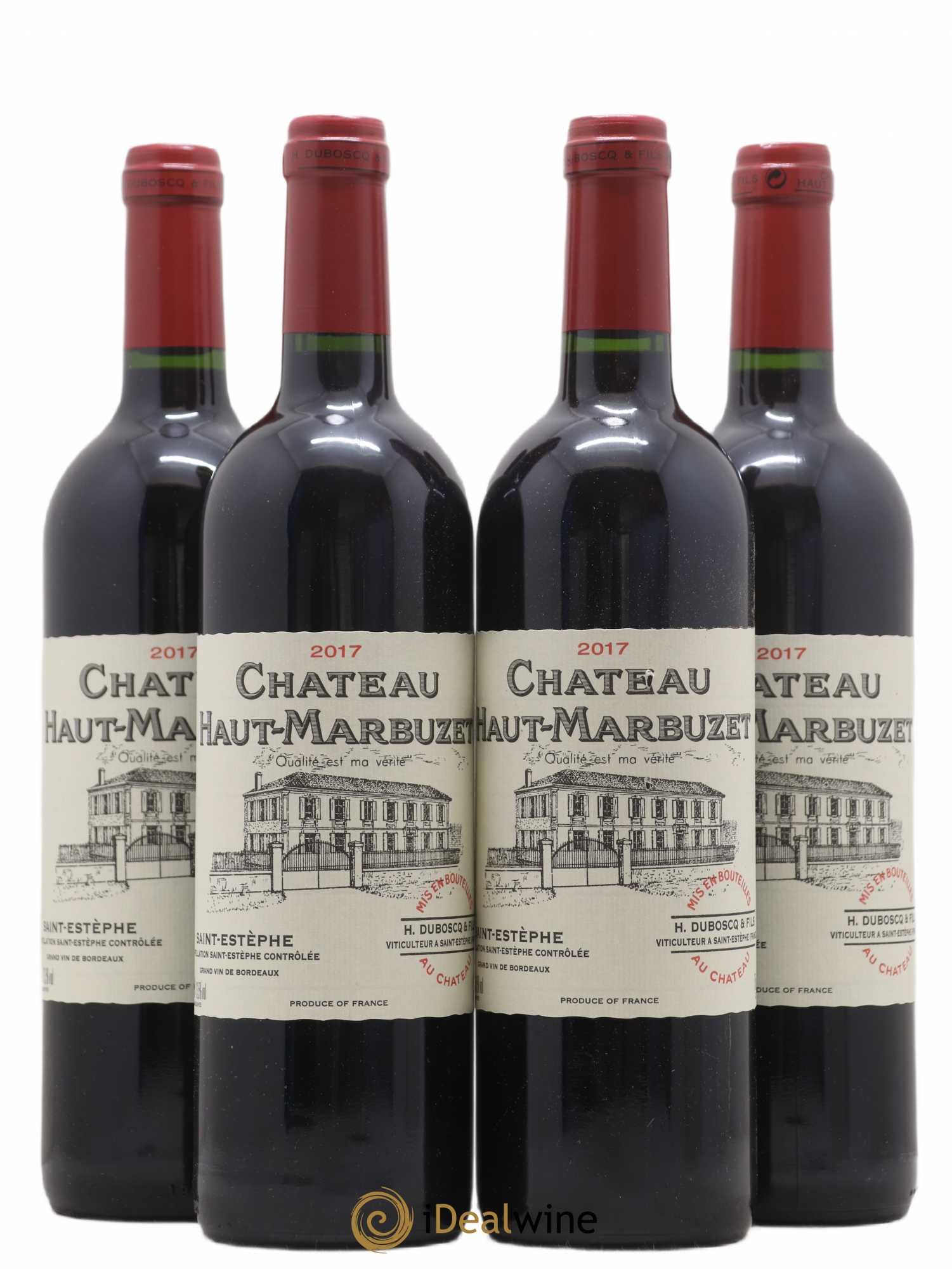 Château Haut Marbuzet 2017 - Lot de 4 bouteilles - 0