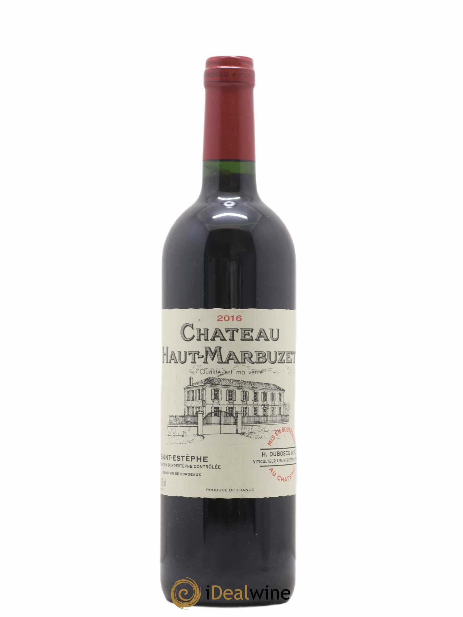 Château Haut Marbuzet 2016 - Lot de 1 bouteille - 0