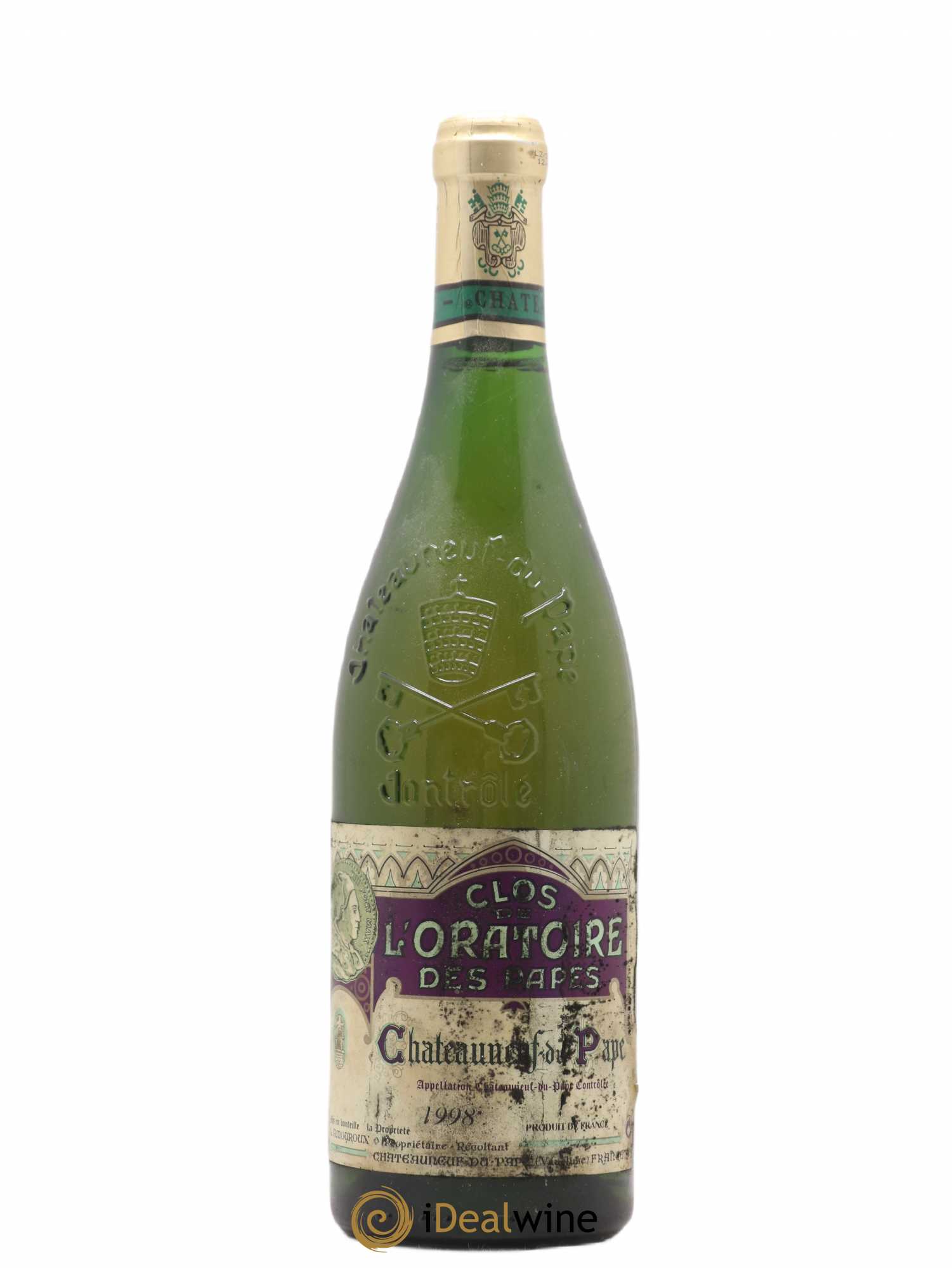 Châteauneuf-du-Pape Clos de l'Oratoire des Papes 1998 - Lot de 1 bouteille - 0
